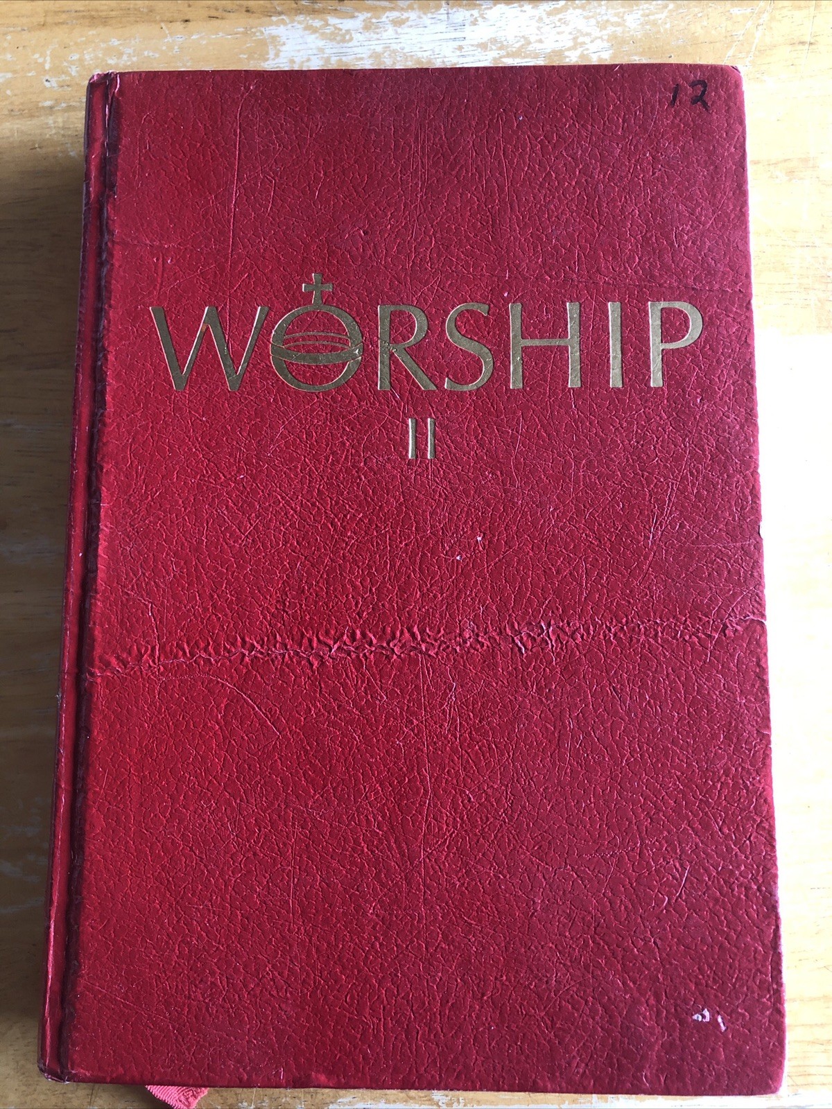 Worship II A Hymnal For Roman Catholic Parishes 1975 Hardcover Red Vintage