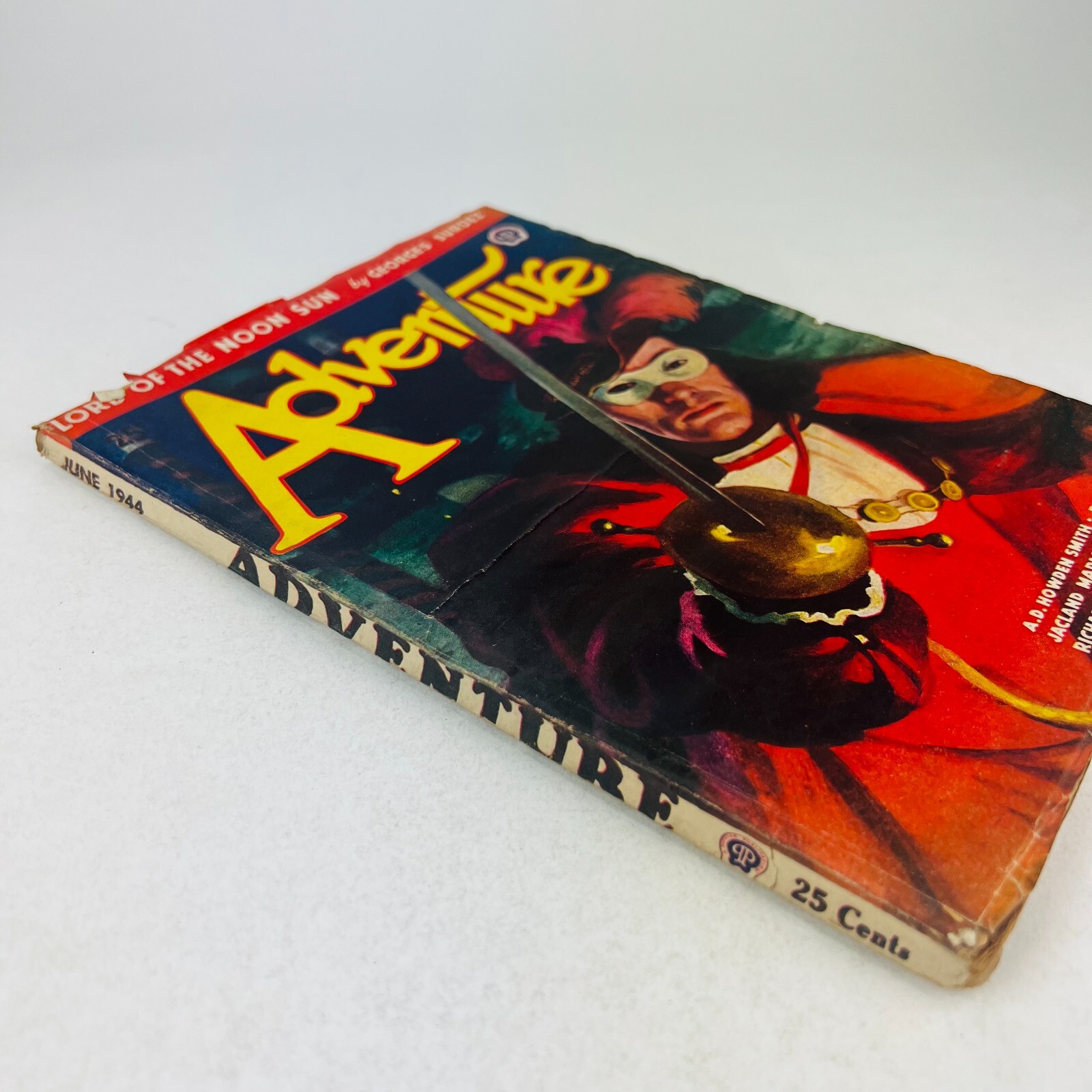 RARE PULP!!! – ADVENTURE – 1944 JUNE – LORDS OF THE NOON SUN – VG
