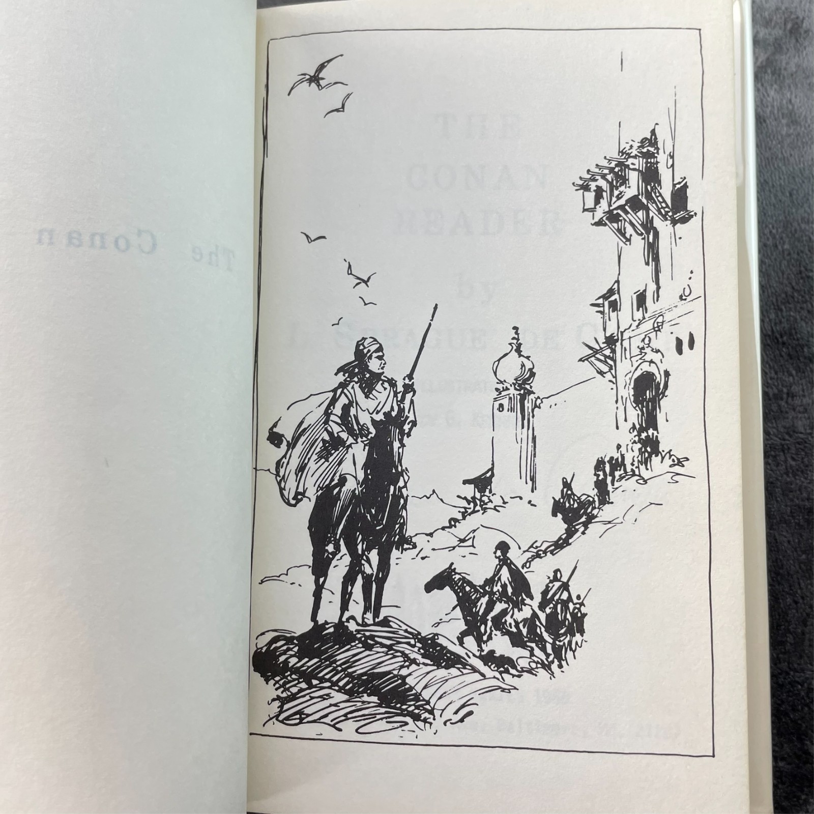 Conan Reader L Sprague De Camp Signed Limited HC 1968 Roy G Krenkel Mirage