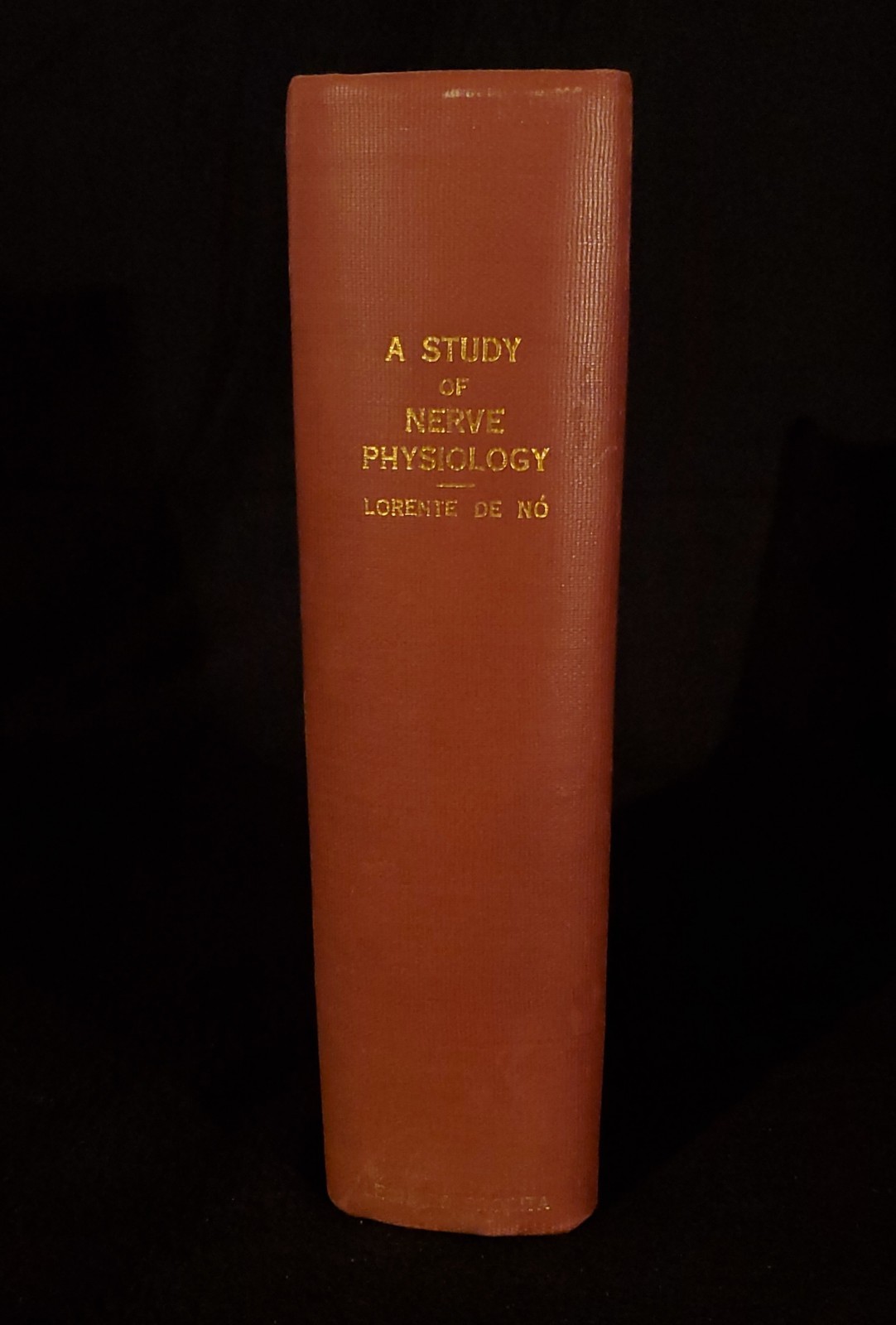 A Study Of Nerve Physiology ROCKEFELLER INSTITUTE 2 Volumes Rebound Science RARE
