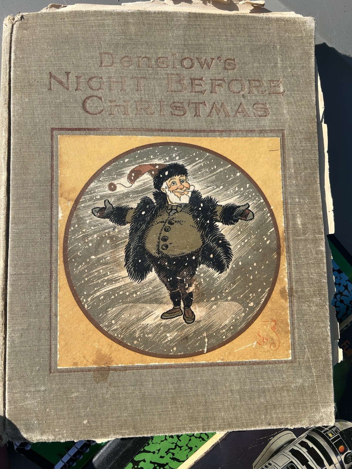 1902 1st Edition Denslow’s Night Before Christmas – Illustrated by W.W. Denslow