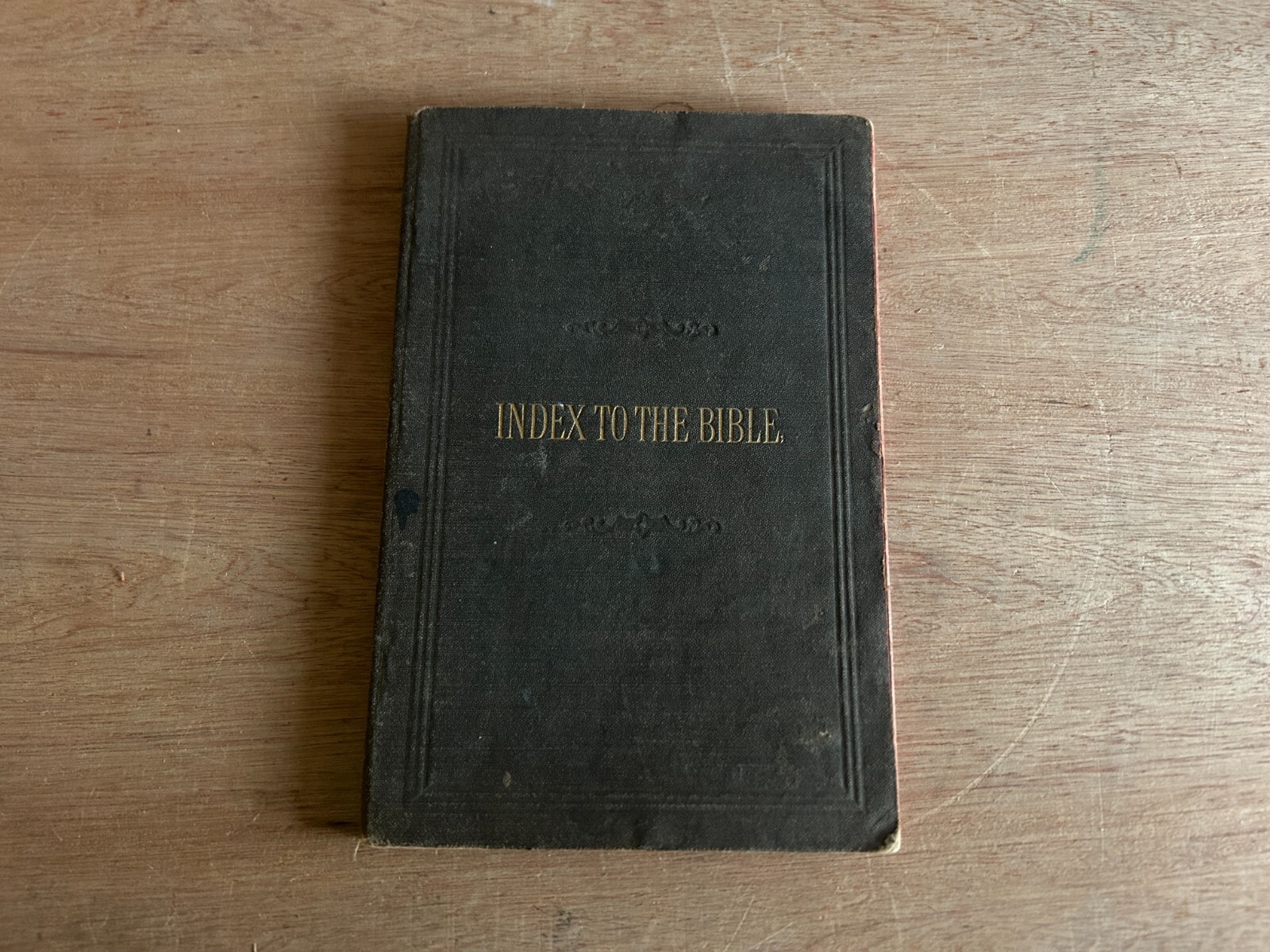 Index To The Bible 1883 publication Reformed Church America 94 Pages Vtg