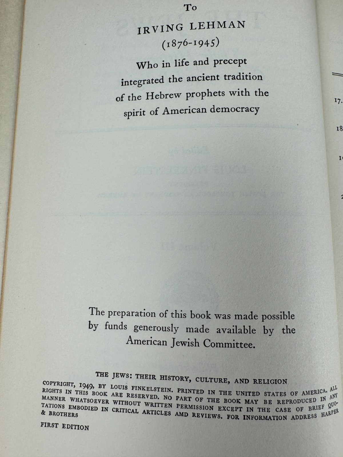 Louis Finkelstein The Jews 4 Volume First Edition Judaica History Religion Set