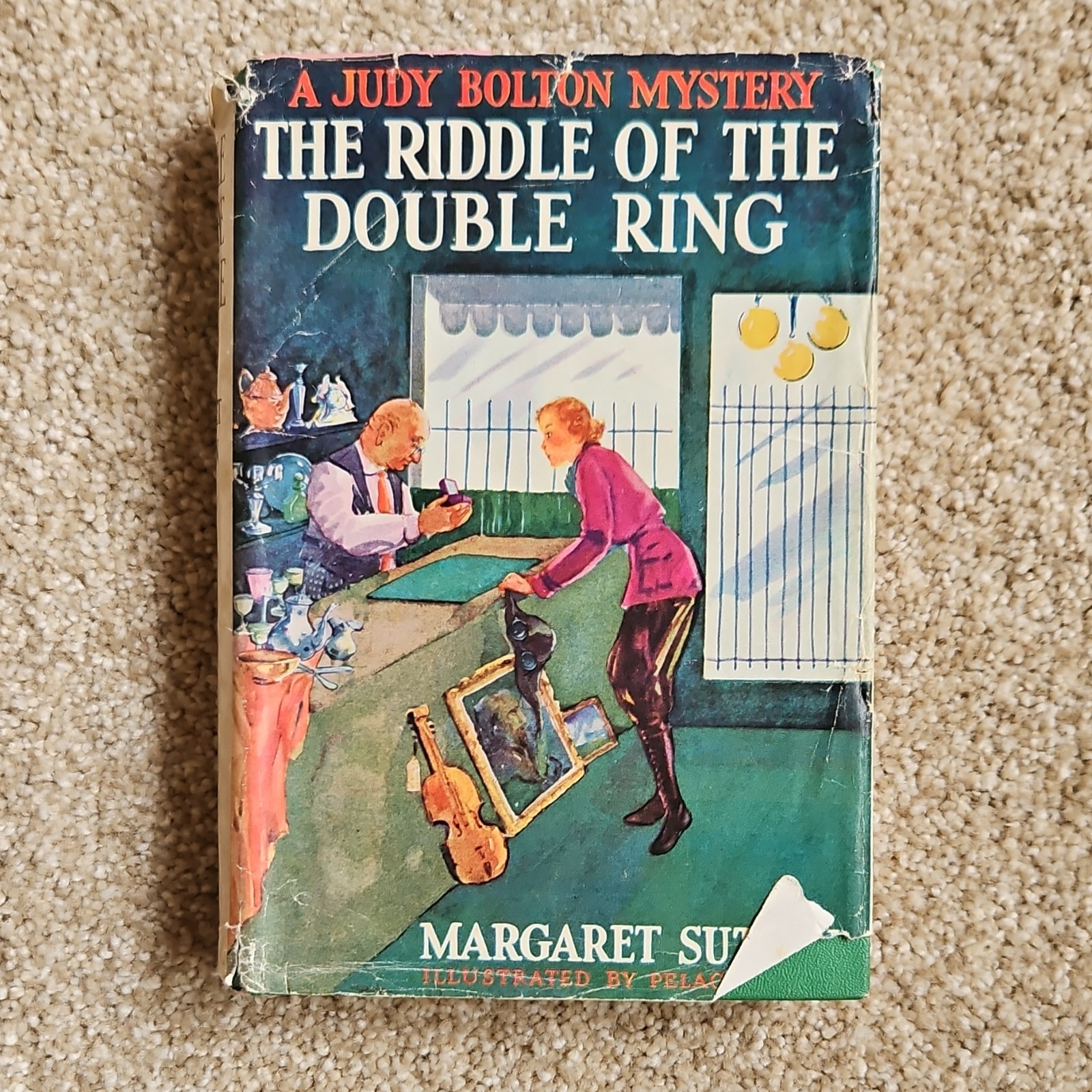 Margaret Sutton The Riddle of the Double Ring Hardcover Grosset & Dunlap 1937
