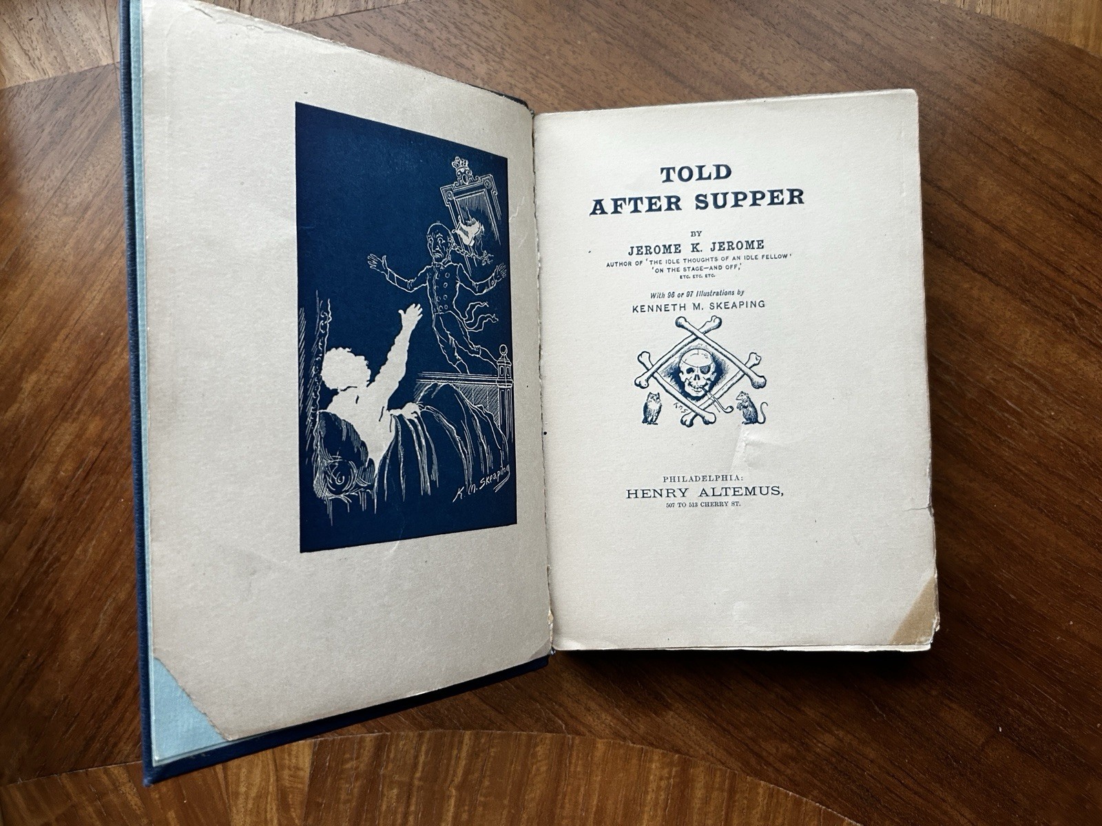 Told After Supper Jerome K. Jerome Altemus Victorian Ghost Stories Humor
