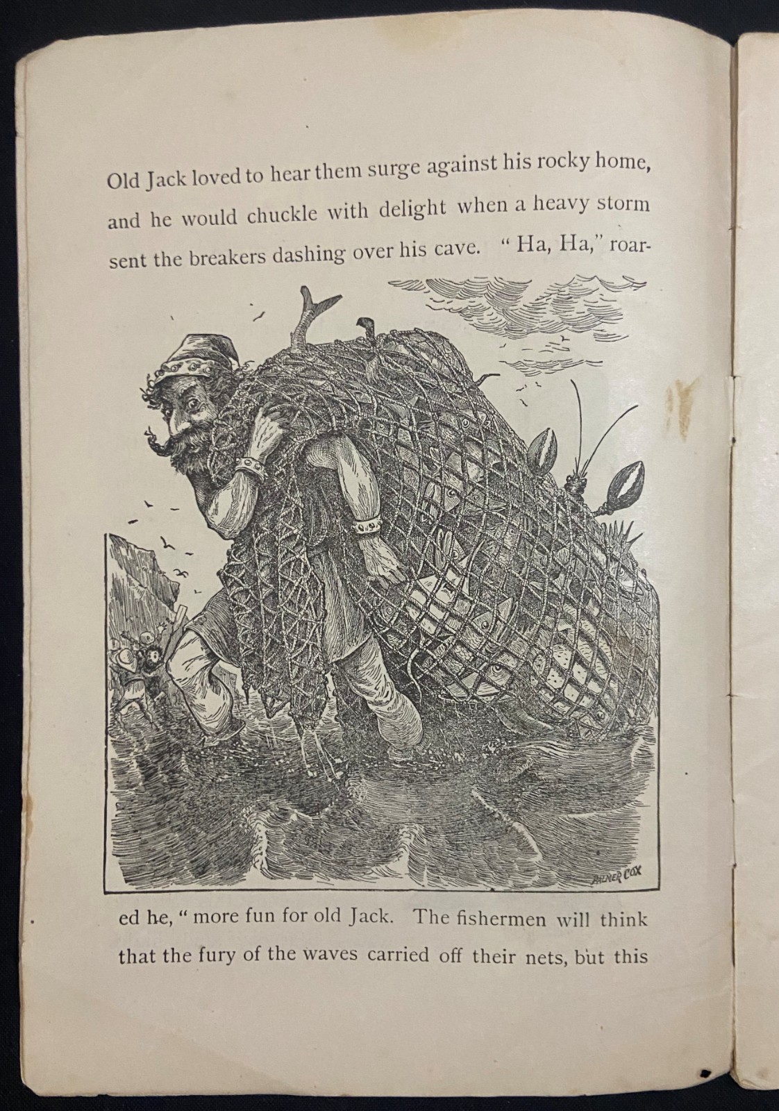 1897 JACK THE GIANT Victorian Children’s Book PALMER COX Antique Fairy Tales
