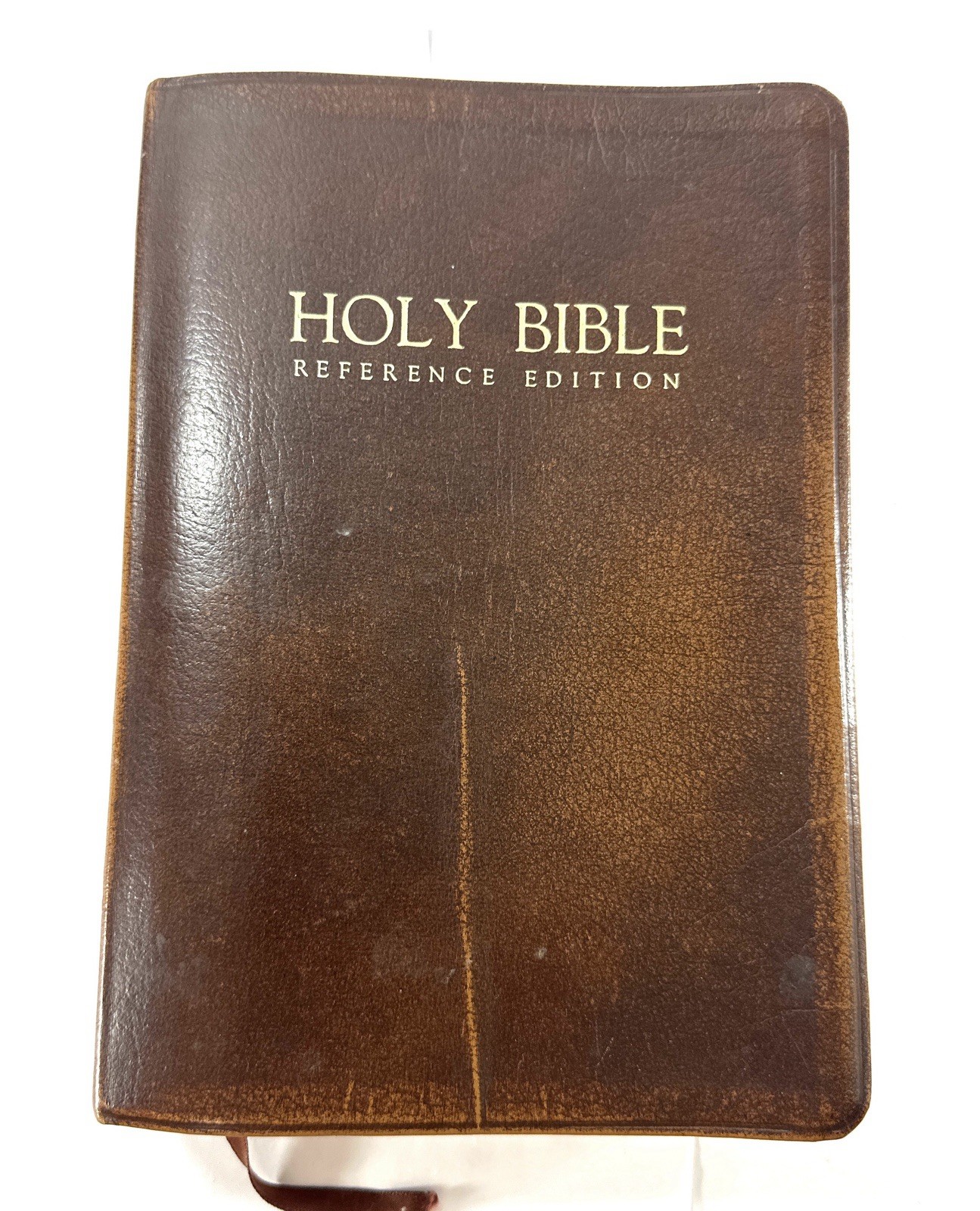 1976 Thomas Nelson KJV Giant Print Reference Bible Red Letter Bonded Leather