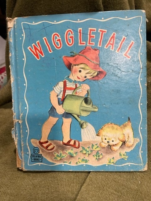 WIGGLETAIL : Charlie 1944 Children’s Whitman Tell-A-Tale Story Book