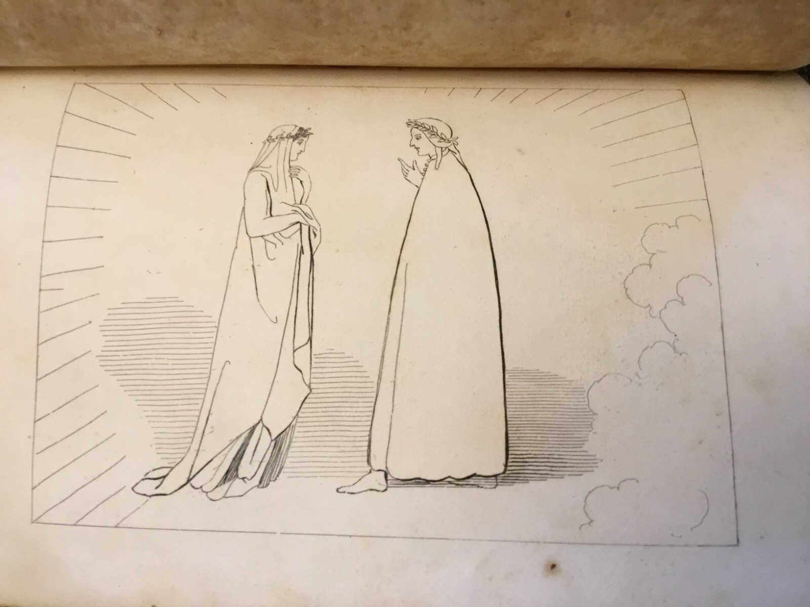 THE VISION, or HELL, PURGATORY and PARADISE, 1850, DANTE ALIGHIERI, FLAXMAN ILLU