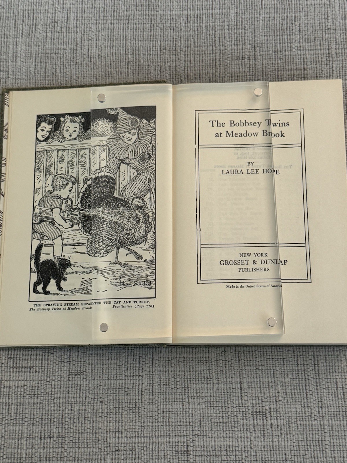 Vintage Bobbsey Twins Hardcover Book Lot of 4 Grosset Dunlap Laura Lee Hope