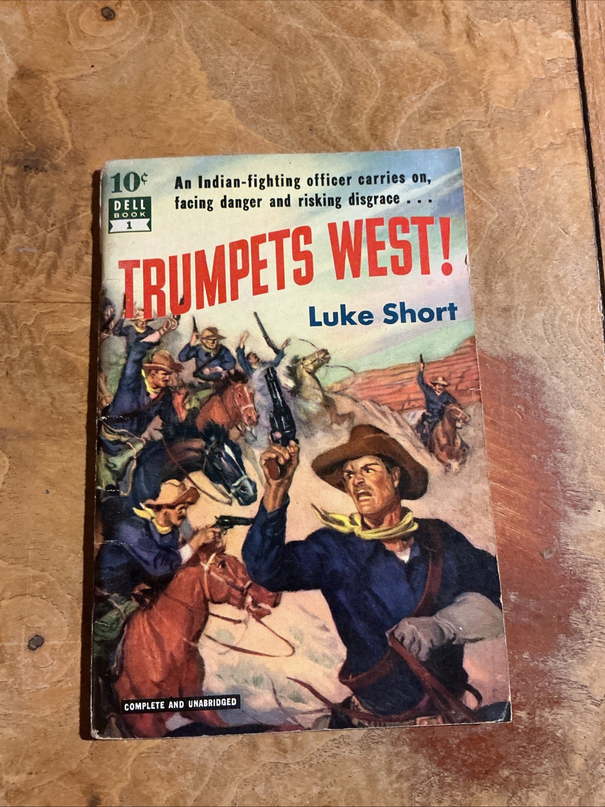 Luke Short / TRUMPETS WEST 1st Edition 10cent Paperback By Dell Book Vintage