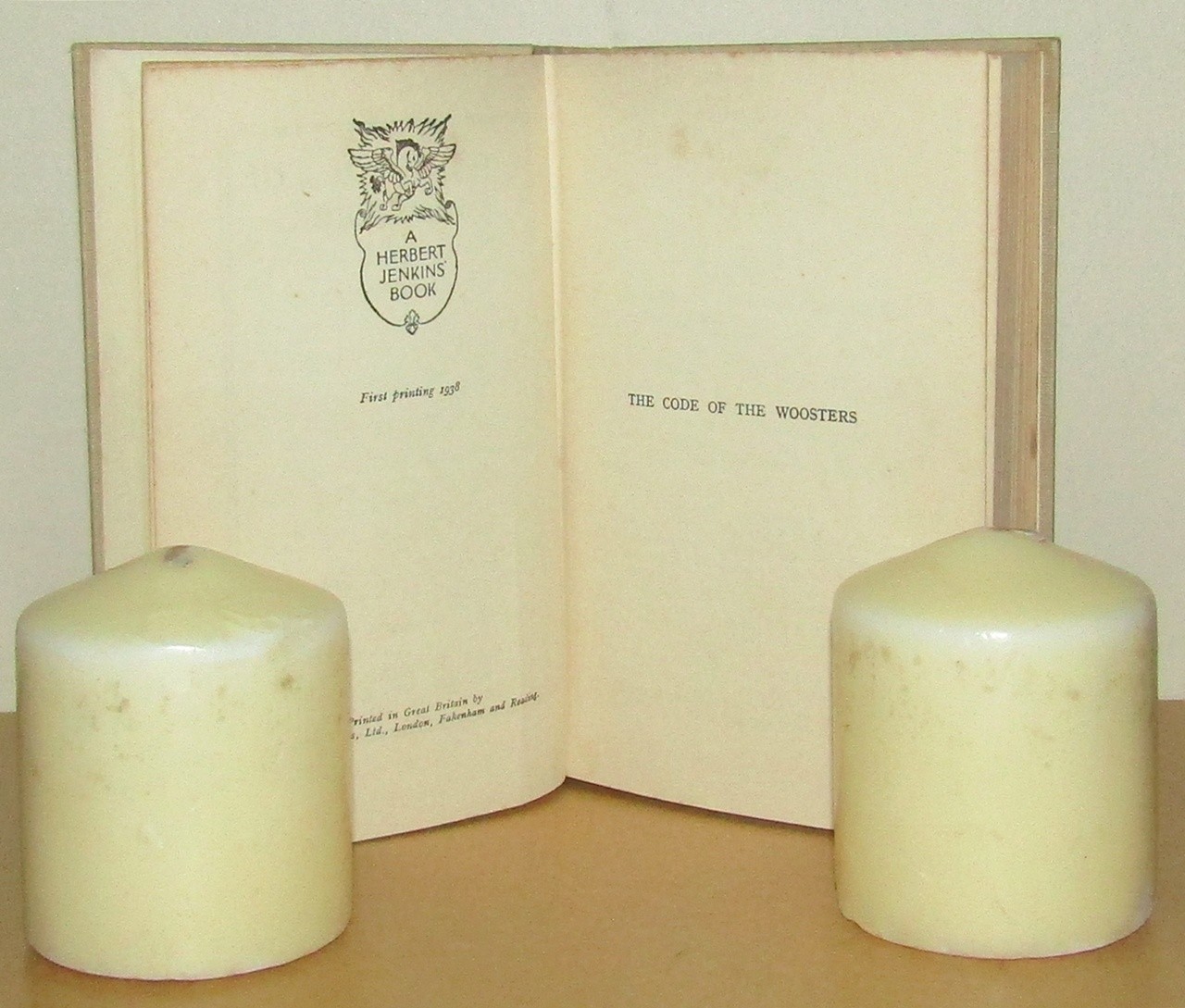 P G Wodehouse – The Code of the Woosters – 1st/1st (1938 First Edition)