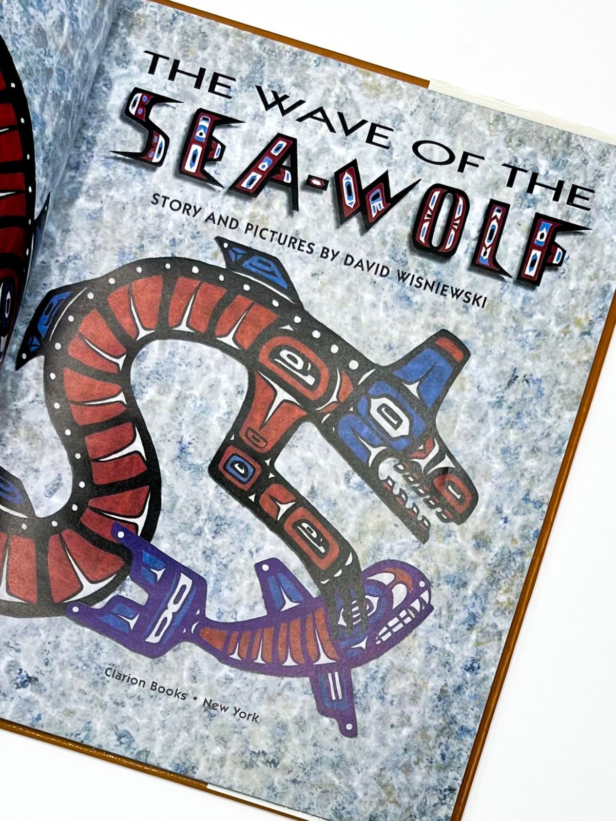 David Wisniewski / THE WAVE OF THE SEA-WOLF Signed 1st Edition 1994