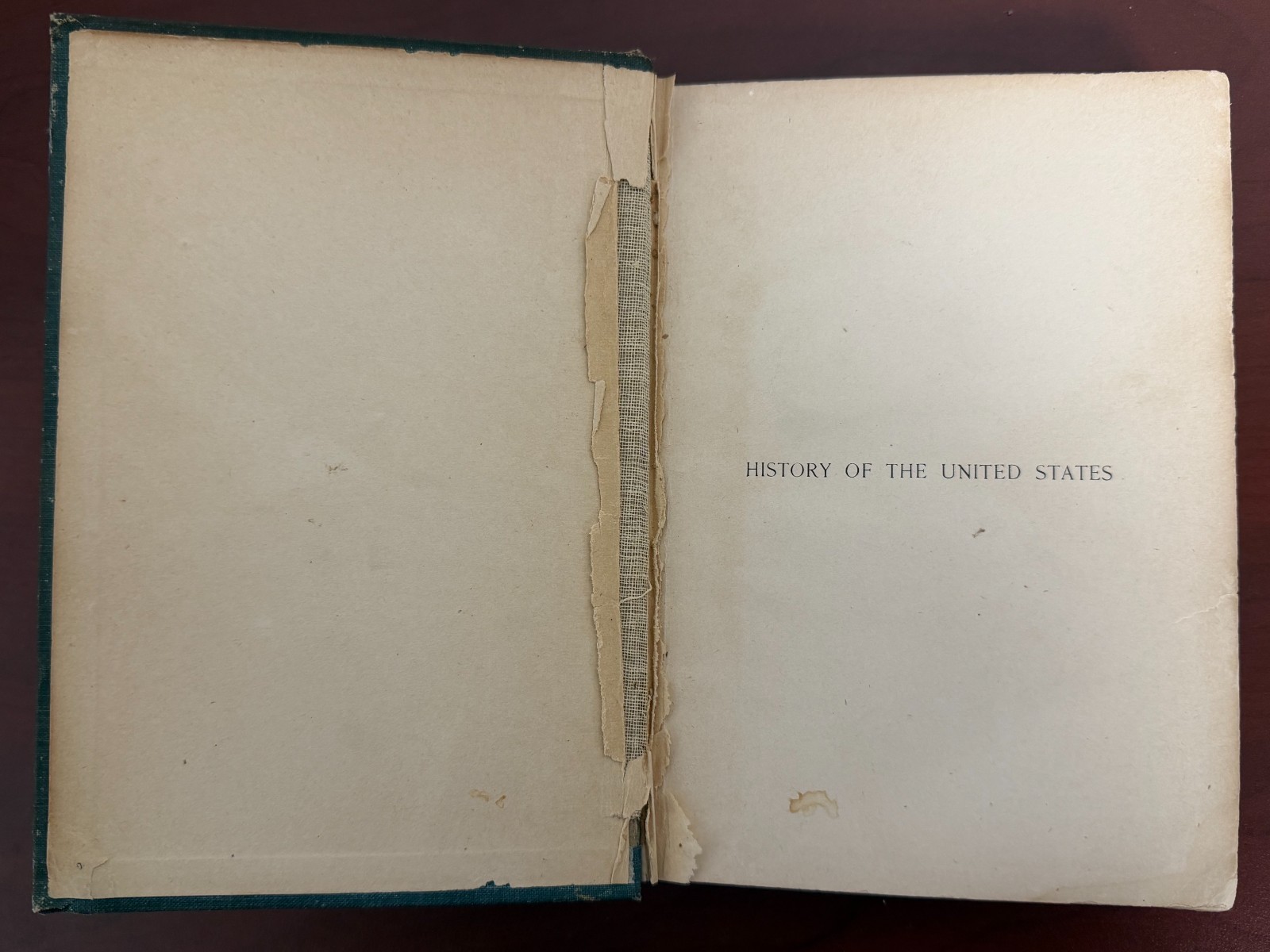 History Of The United States Vol. II 1763-1814 Scribners 1895 HC with Maps