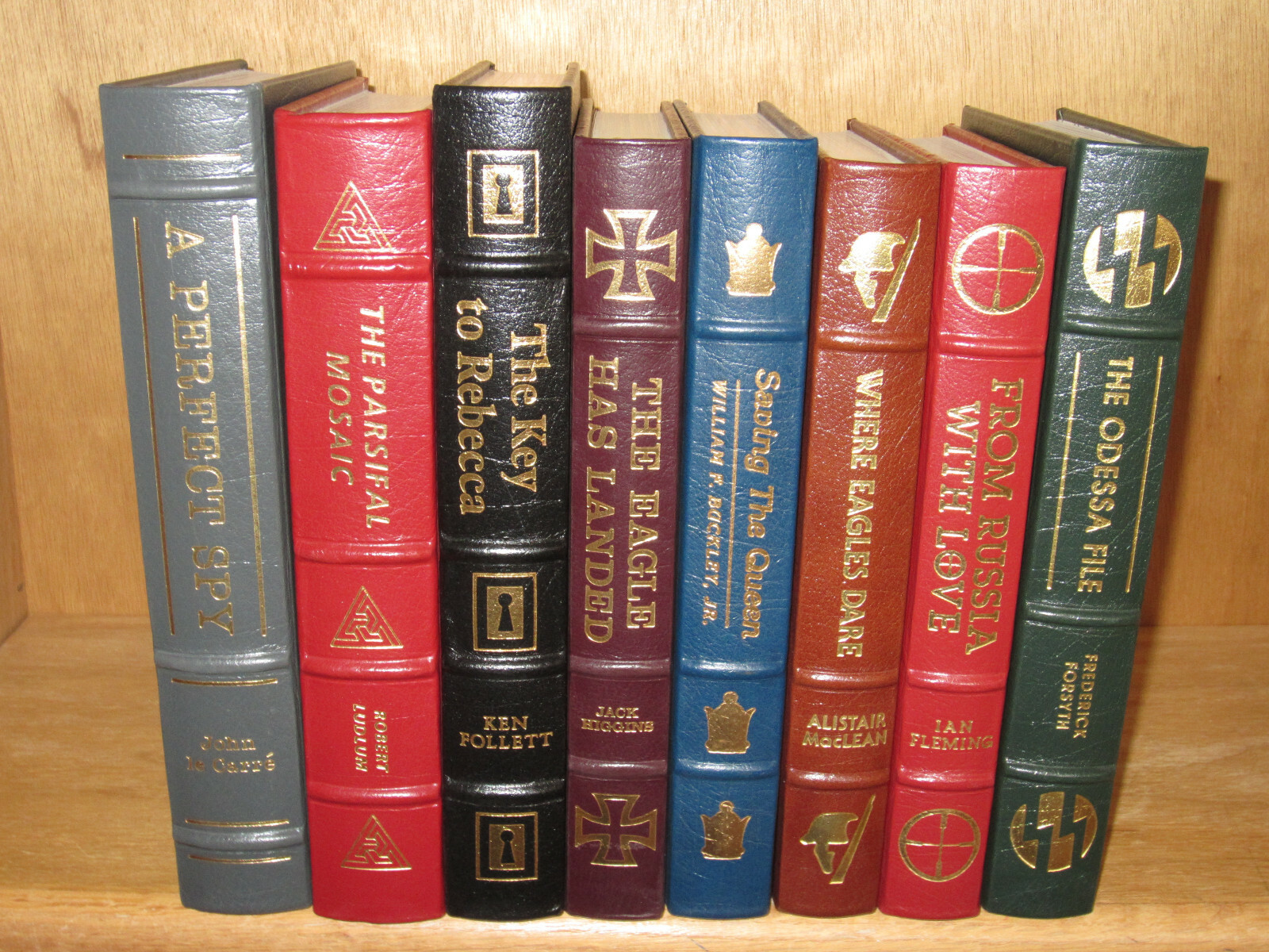 EASTON PRESS 8V SPY SERIES Russia Key Rebecca Odessa Parsifal Eagles FINE SIGNED