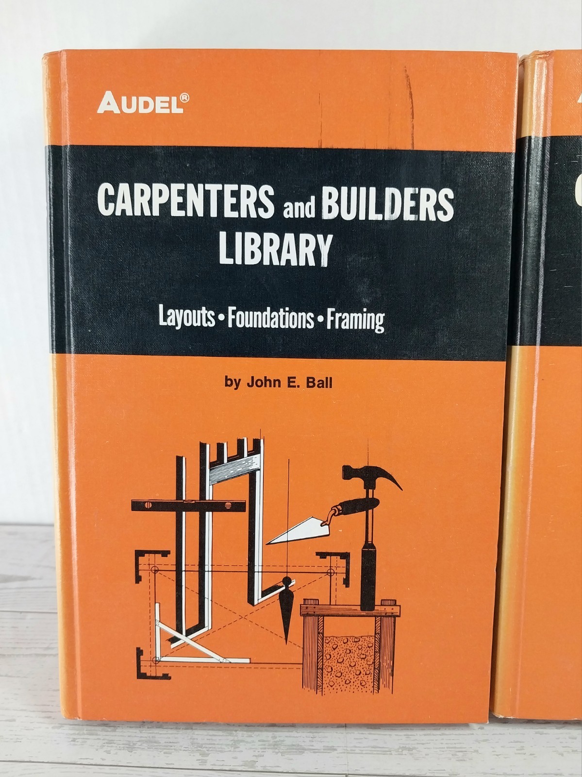 AUDEL? Carpenters & Builders Library Guide Books~ 1-4 Full Set HC Illustrated