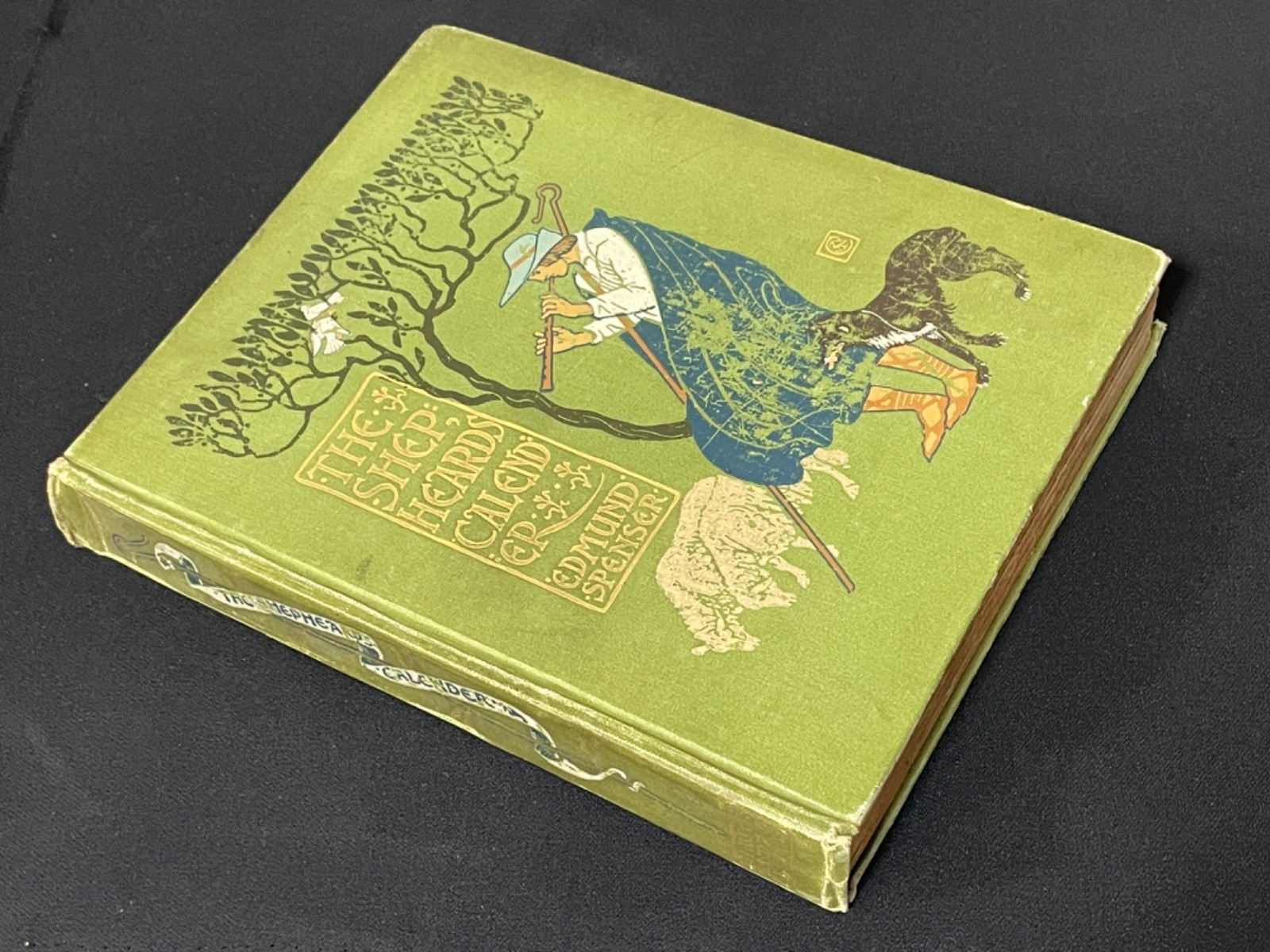 1898 Walter Crane Shepheard’s Calender 1st Edition Arts & Crafts HC Illustrated