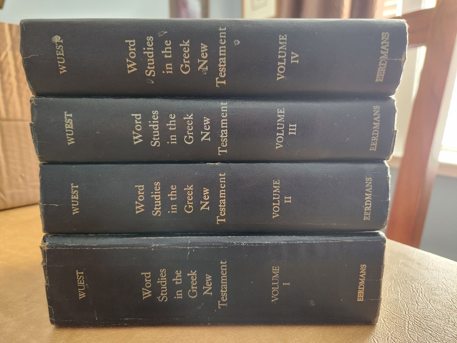 Word Studies in the Greek New Testament 4 Volume Set -Ken Wuest, Hardcover 1969