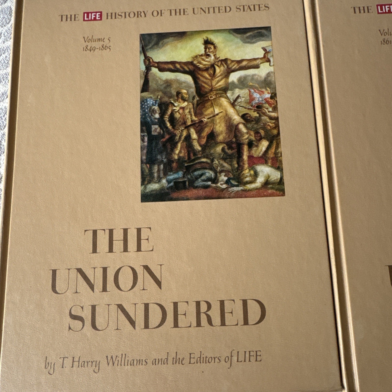 Lot of 2 Vintage The Life History of the United States Volume 5 & 6