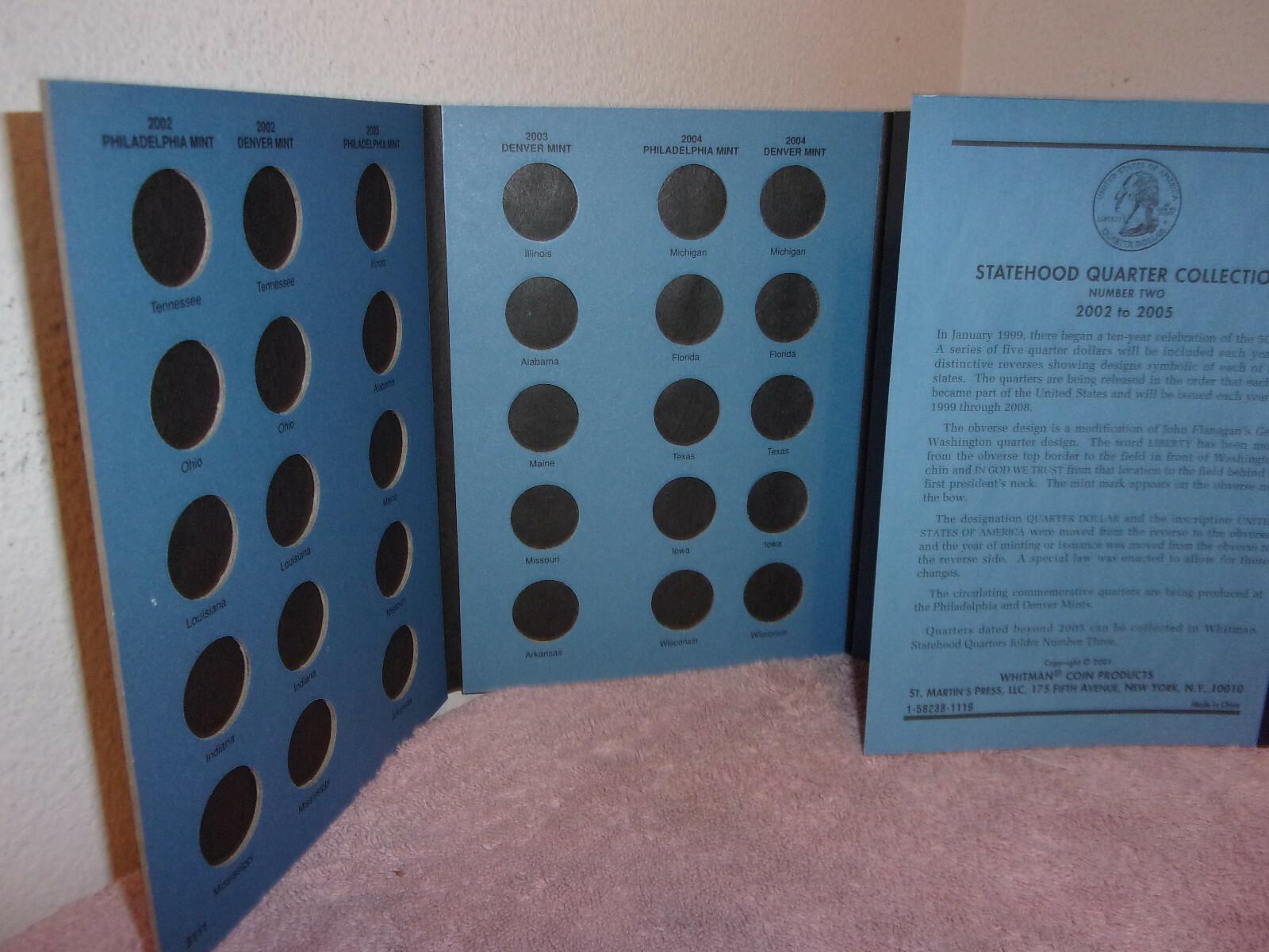 Statehood Quarters : Collection 2002-2005 by Whitman Coin Products Staff…