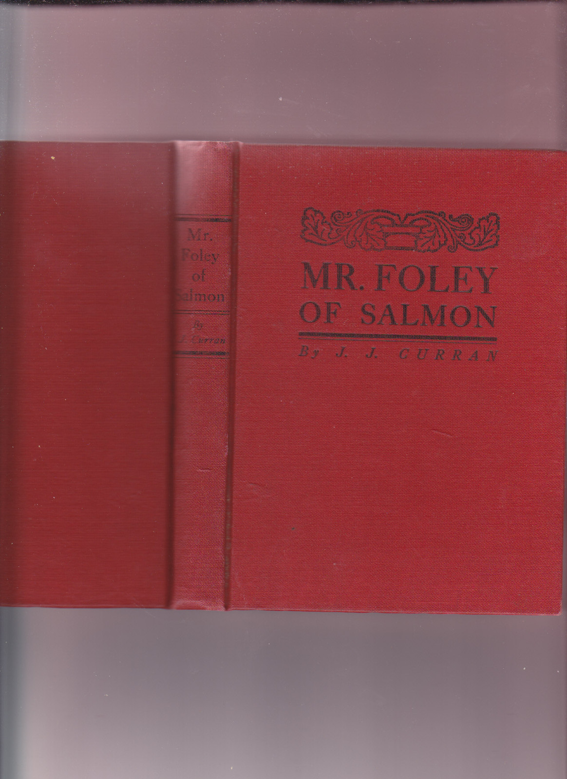 MR FOLEY OF SALMON-J J CURRAN 1ST ED 1907- HB-VG++-LIFE IN A CALIFORNIA VILLAGE