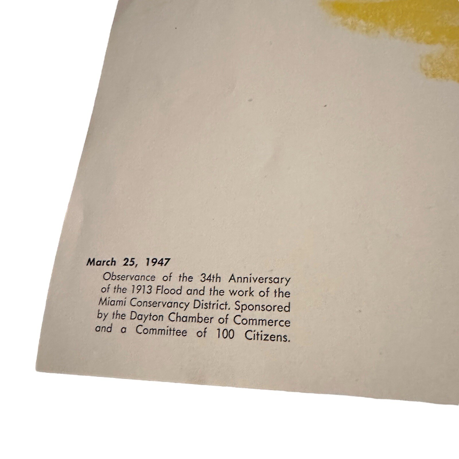 1947 Lest We Forget 34 Anniversary 1913 Dayton Ohio Flood Disaster Book 32 Pages