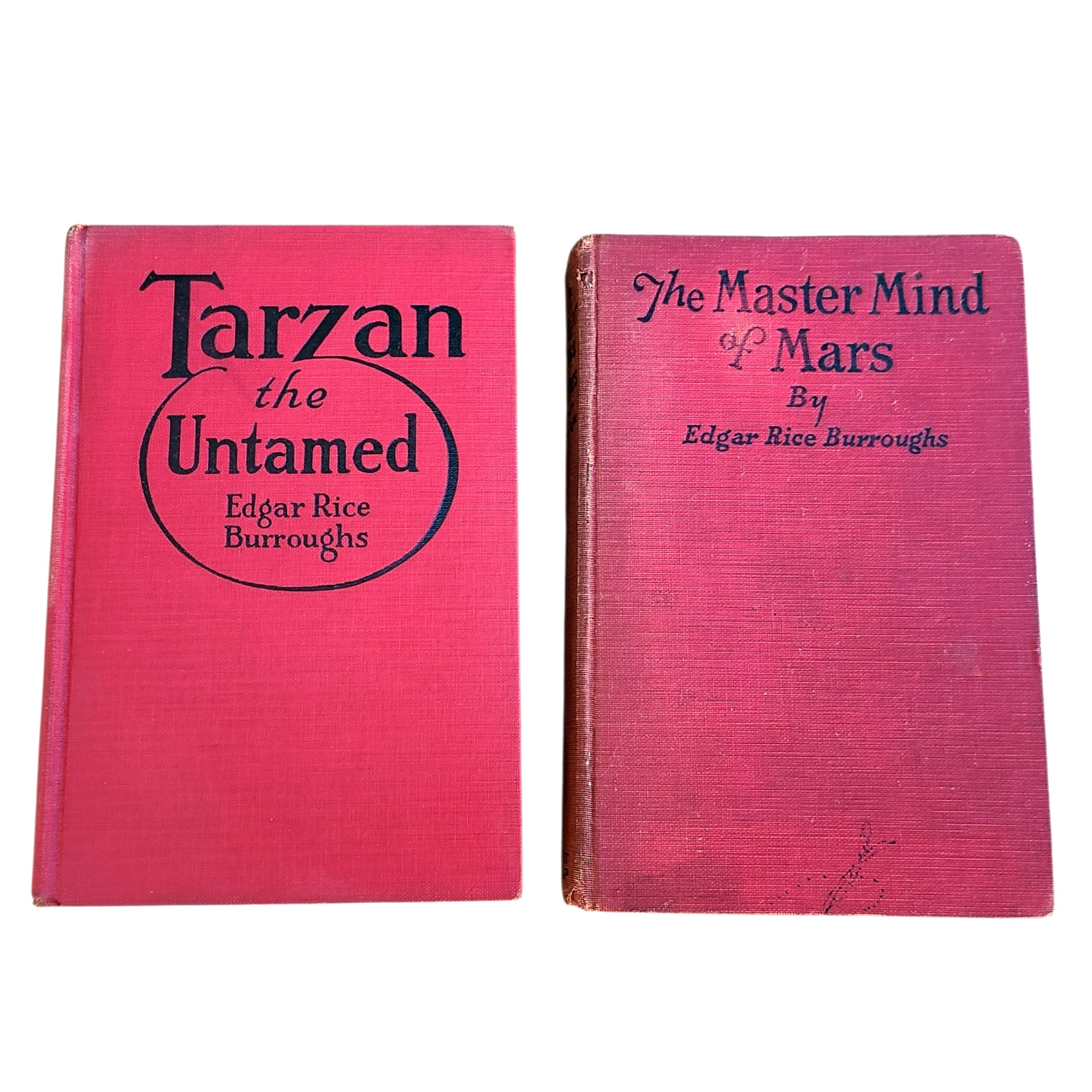 LOT 2 Antique Edgar Rice Burroughs Tarzan the Untamed Master Mind of Mars 1928