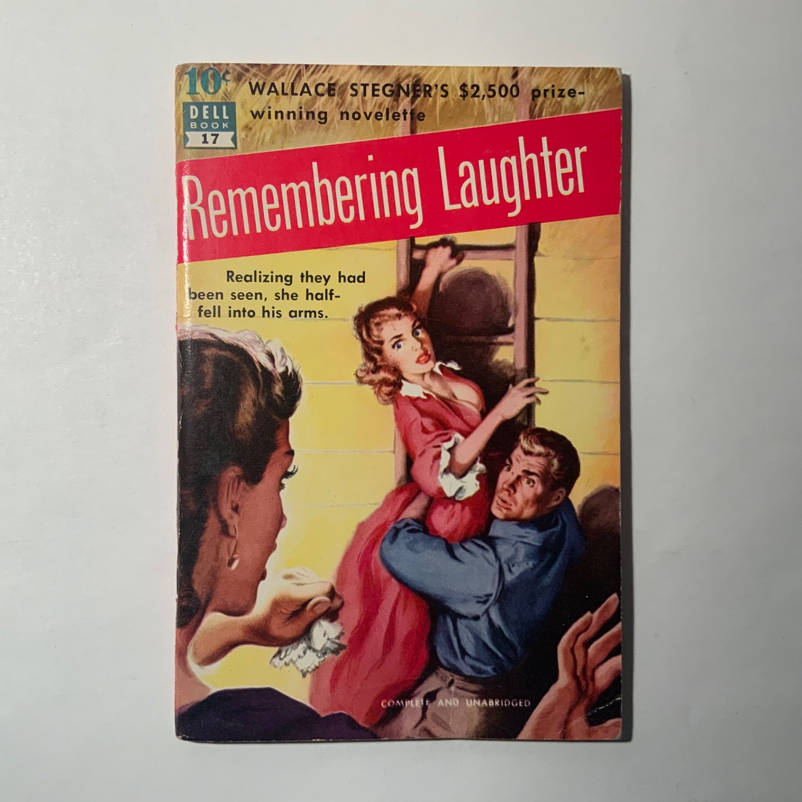 Remembering Laughter by Wallace Stegner 1951 Dell 10 cent book #17 – Near Fine