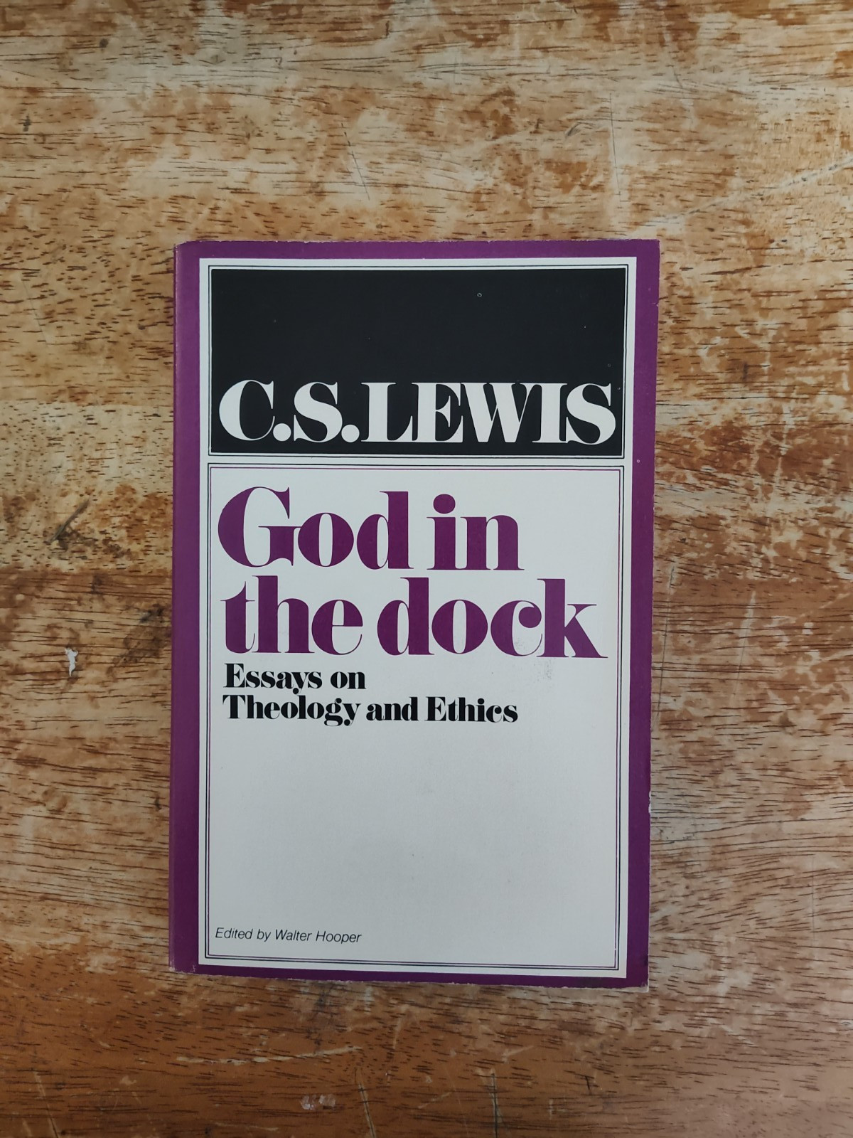 God in the Dock: Essays on Theology and Ethics by C S Lewis: Used