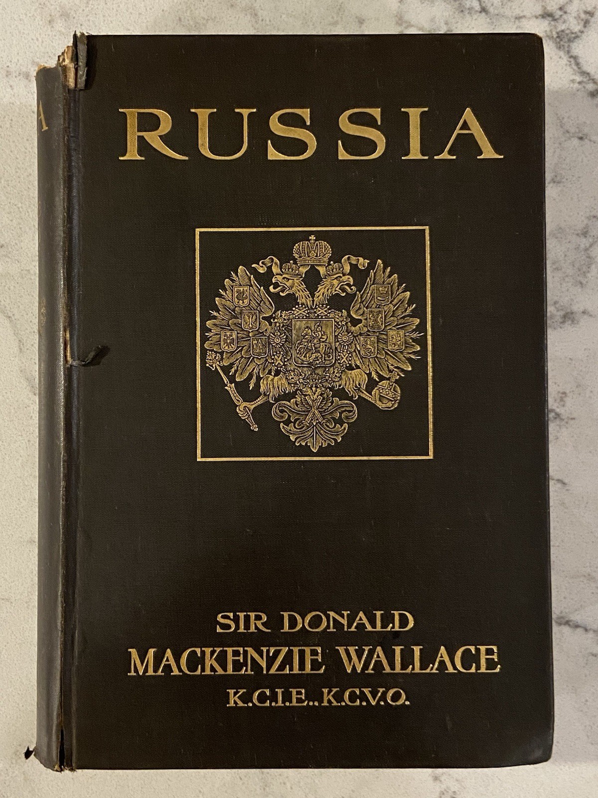 1905 SIR DONALD MACKENZIE WALLACE ~ RUSSIA ~ VOLUMES I & II ~ NEW & ENLARGED ED.