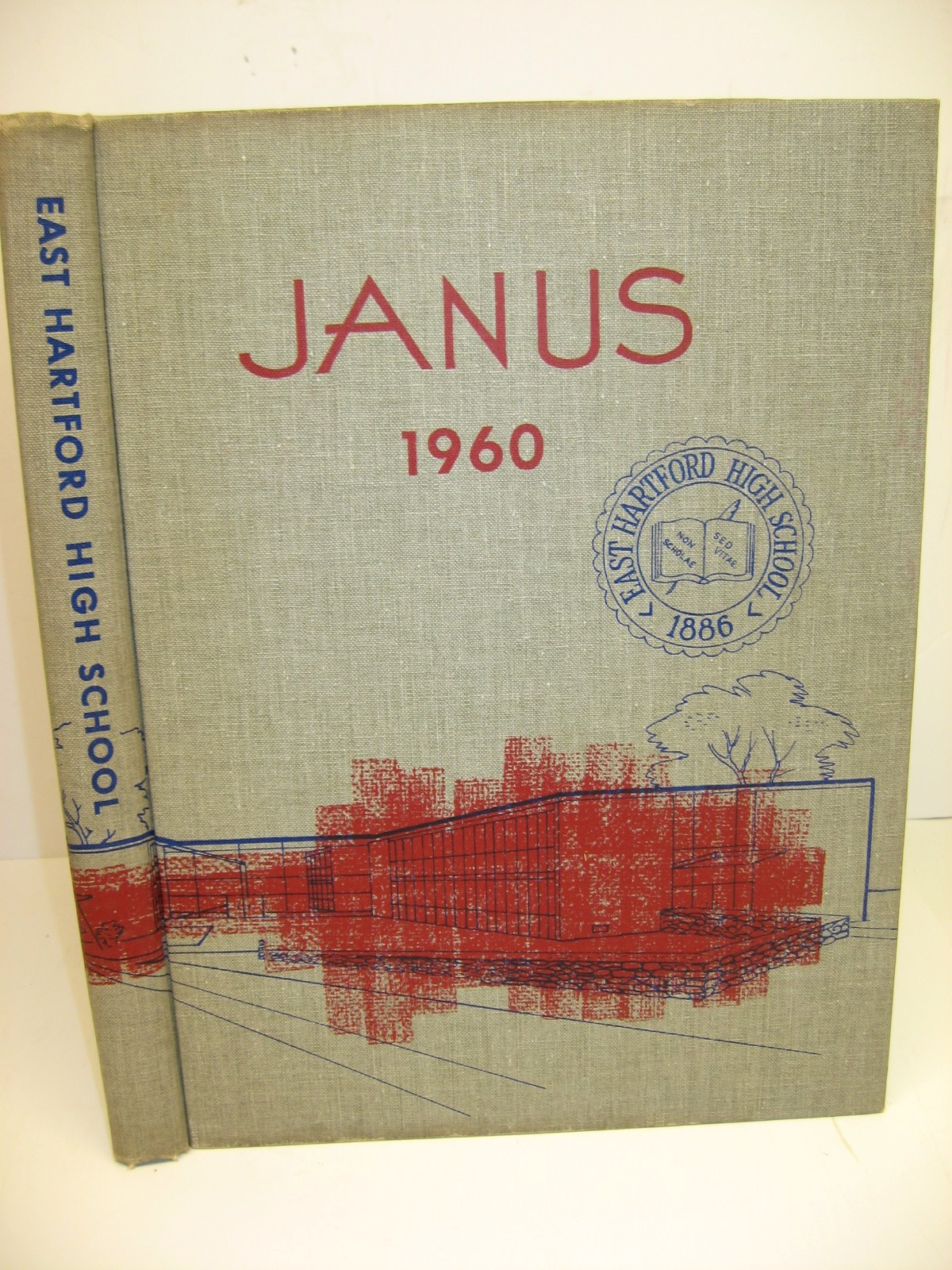 1960 Janus (with writing), East Hartford High School, East Hartford, CT Yearbook
