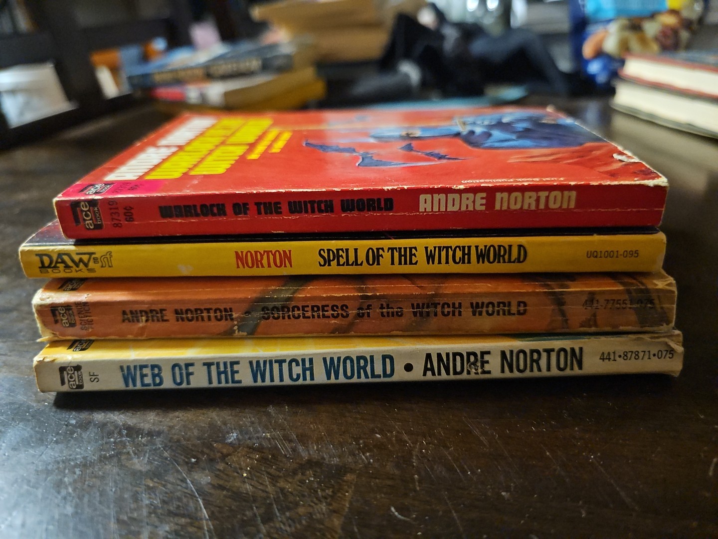 Andre Norton 1st Edition Witch World Paperbacks Lot Of 4 Good Condition