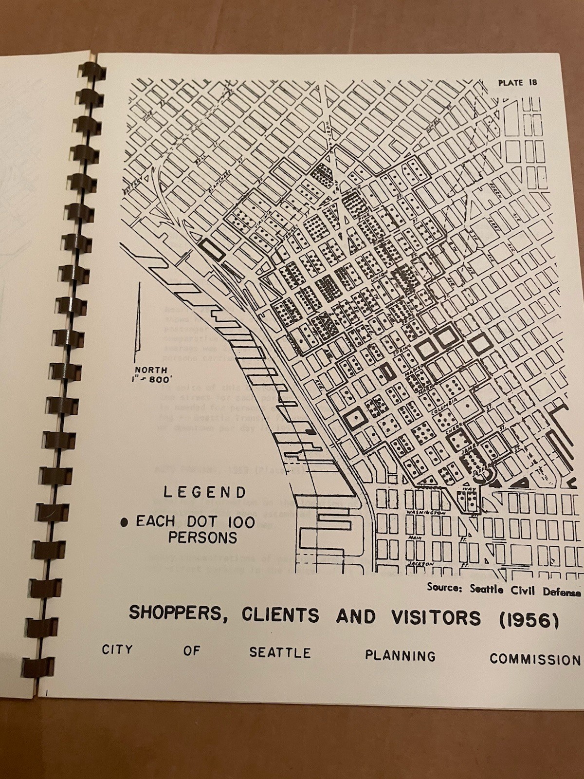 1959 Comprehensive Plan For Central Seattle Washington A Joint Report Booklet