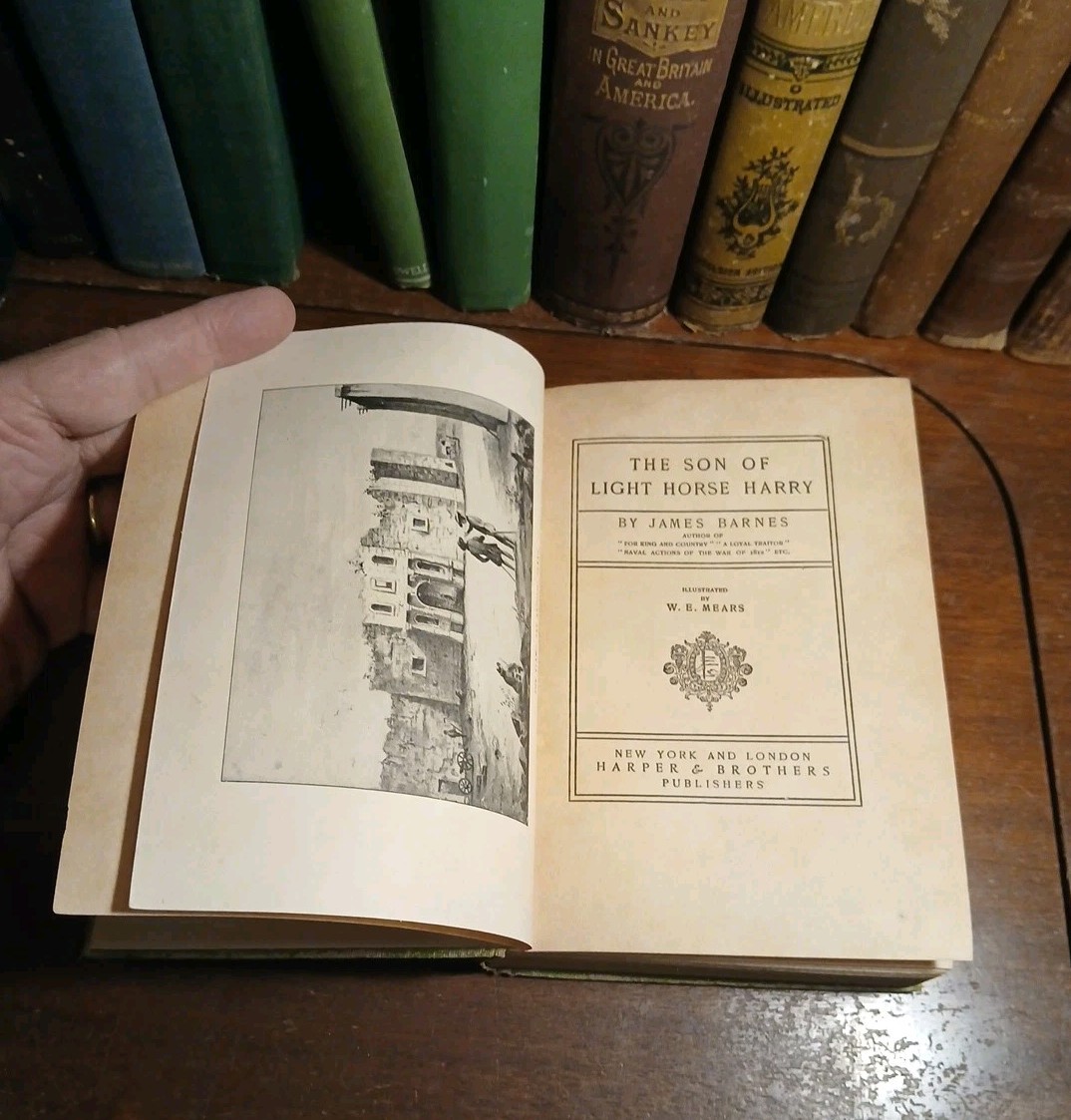 James Barnes The Son Of Light Horse Harry Civil War Robert E. Lee Book HC 1904