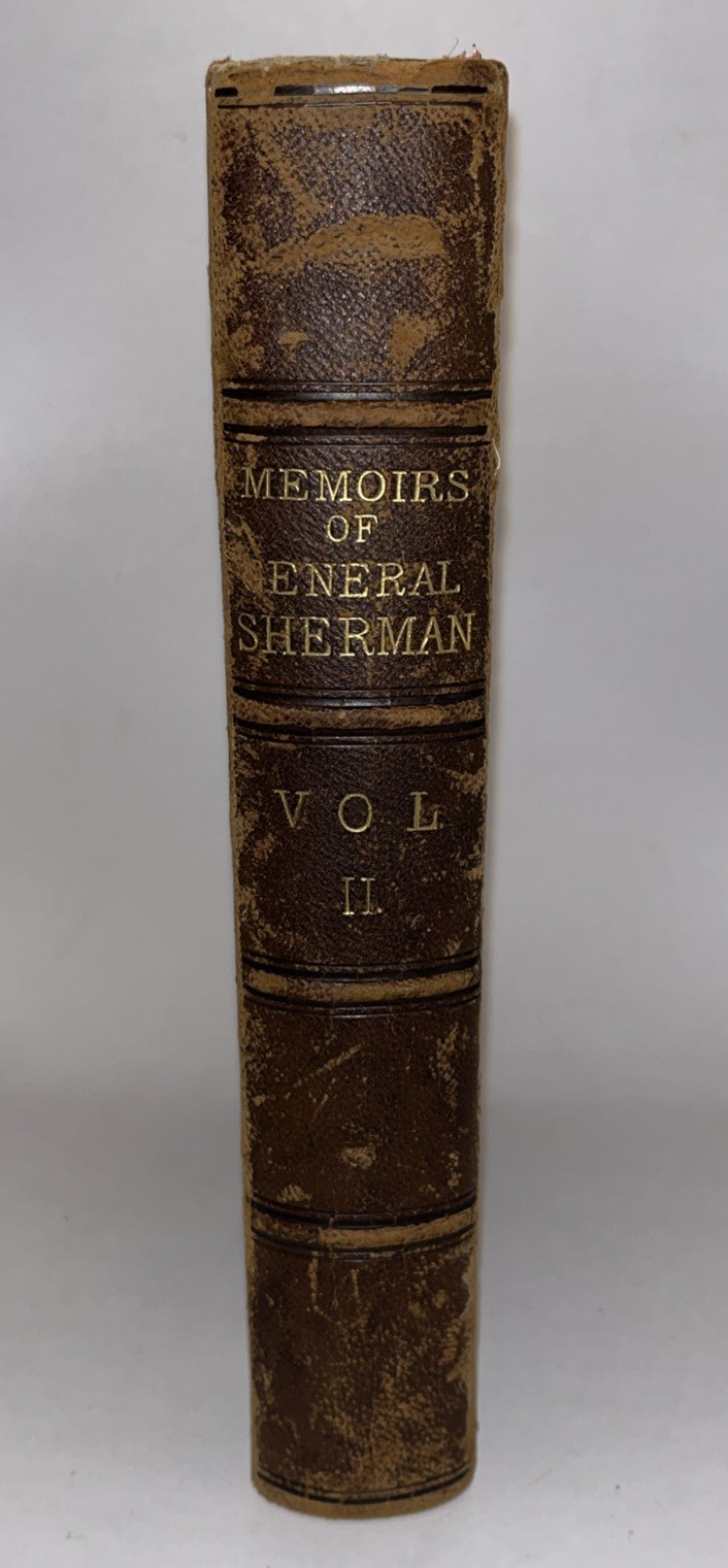 1875 1st Edition, Memoirs of General William T Sherman, Vol. II w/Military Map