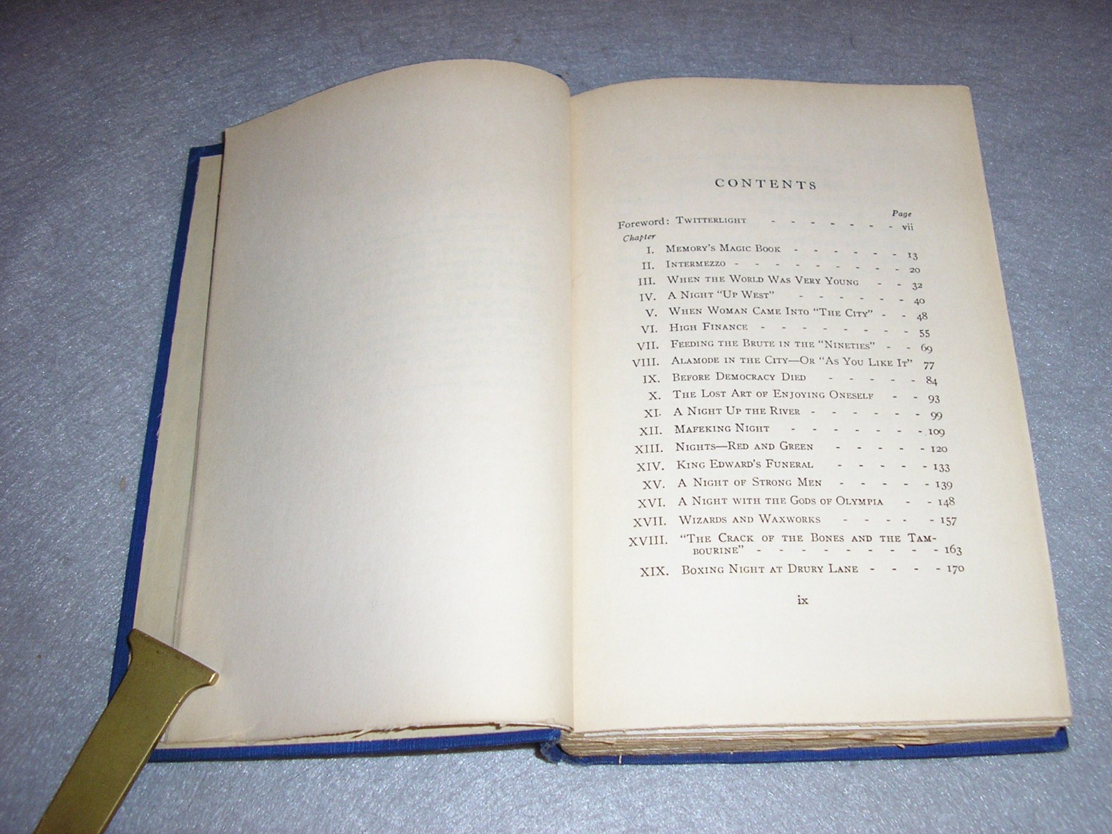 Antique London Nightlife Book In the 1890s Victorian Era Shaw Desmond w/DJ 1928