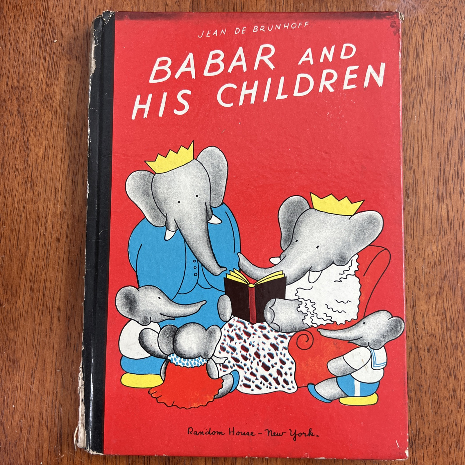 BABAR AND HIS CHILDREN – Jean De Brunhoff 1938 Early Edition