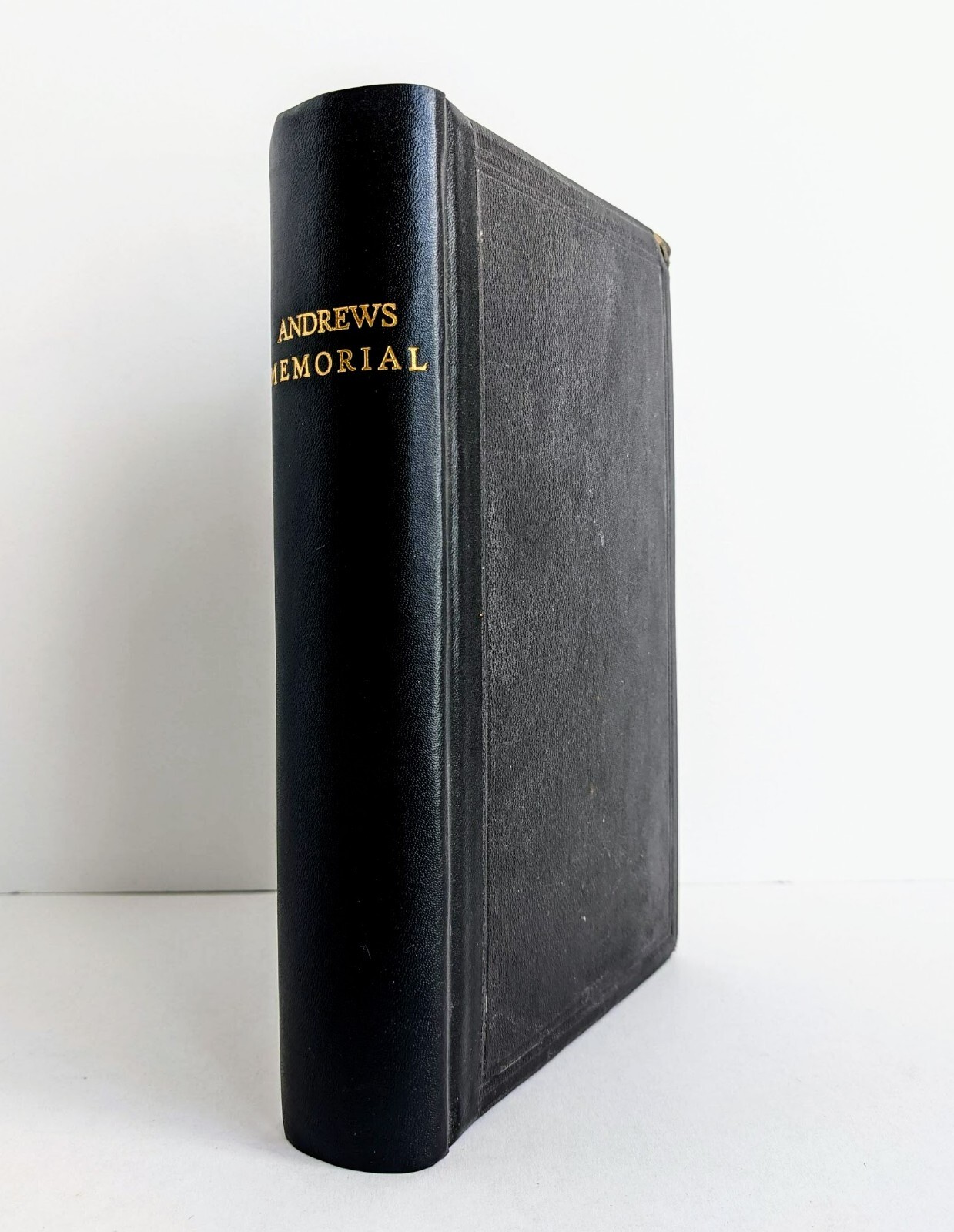 1872 GENEALOGY of JOHN & MARY ANDREWS of FARMINGTON, CT 1640-1872 SIGNED 1st Ed.