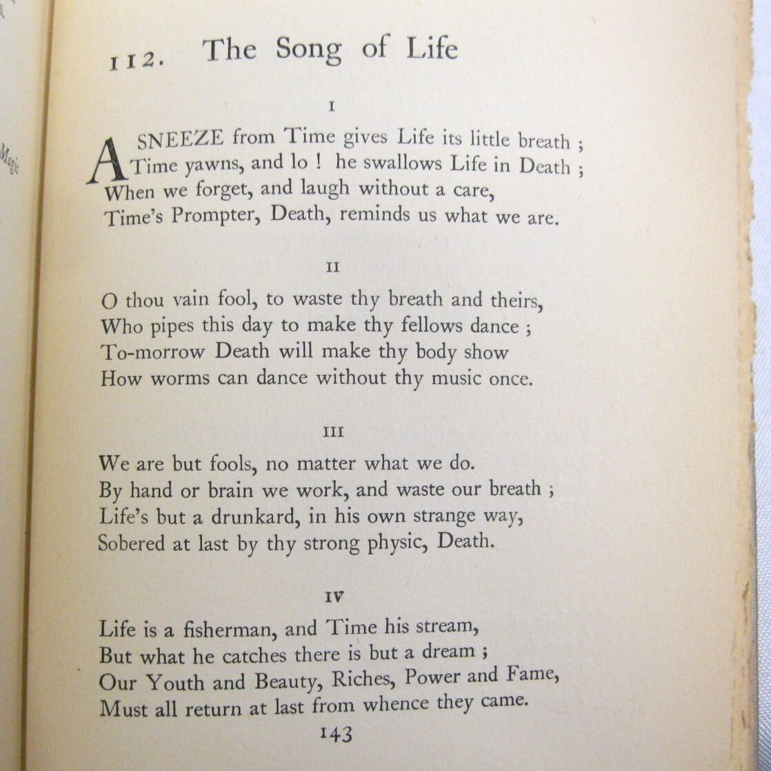 Collected Poems Second Series SIGNED by William H Davies 1923 Harper & Bros