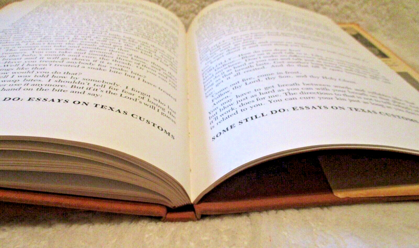 Some Still Do~Essays on Texas Customs~Francis Edward Abernathy~HC~DJ~1975