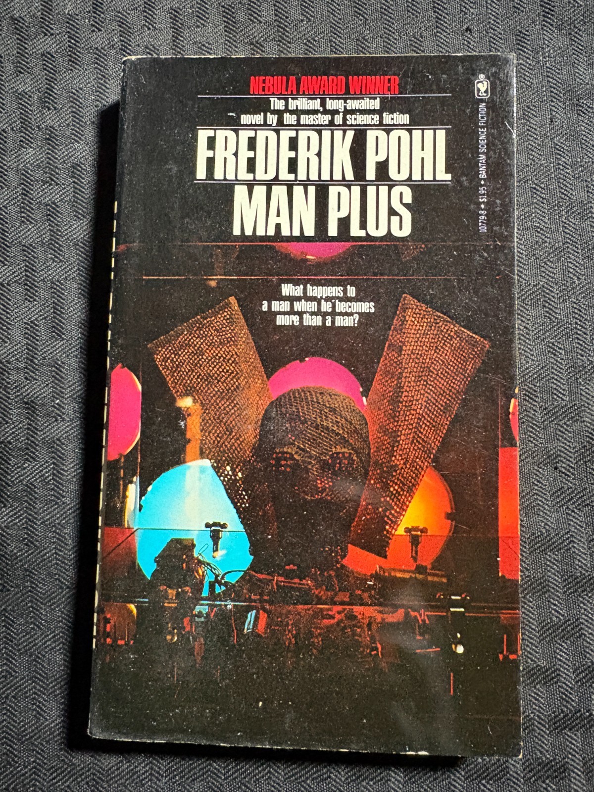 1977 MAN PLUS by Frederik Pohl FN- 5.5 Bantam 10778 Paperback