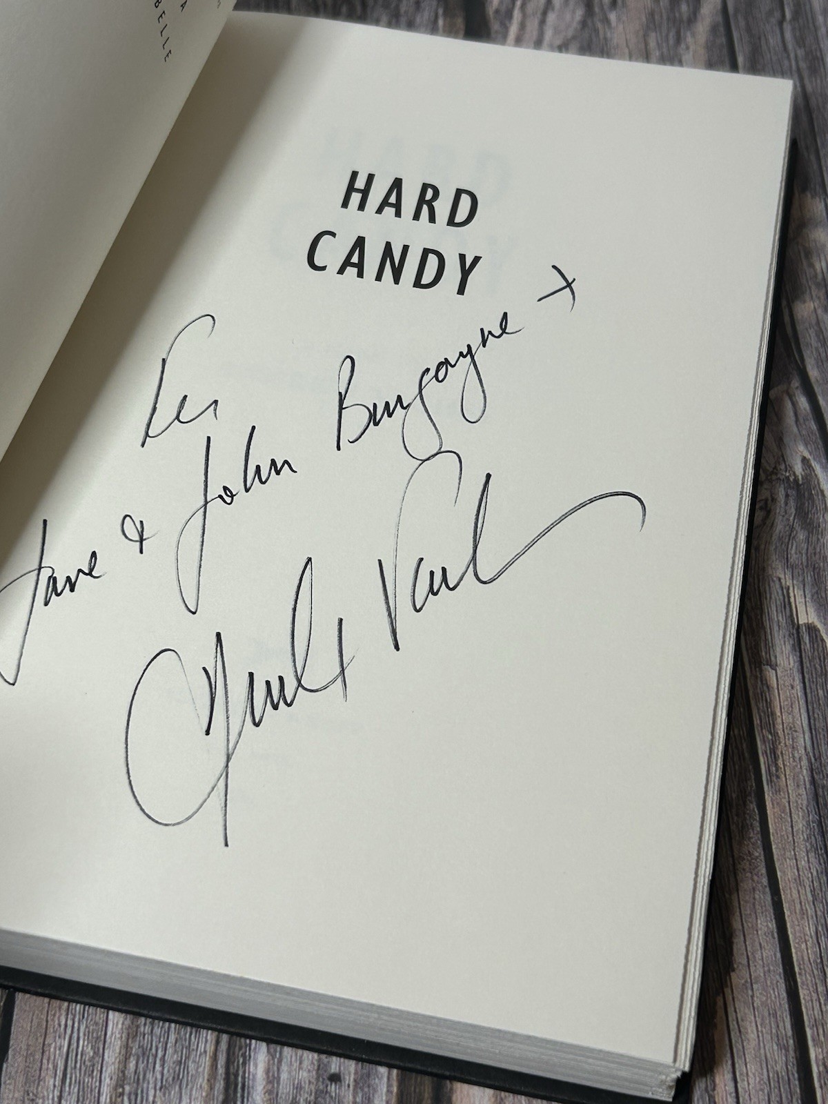 HARD CANDY / ANDREW VACHSS / SIGNED 1ST EDITION 1ST PRINT HCDJ / BURKE SERIES