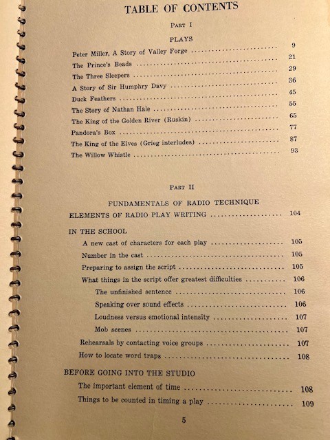 Radio Plays 1935 Studio & School unit 3 series by Welles Publishing Com.