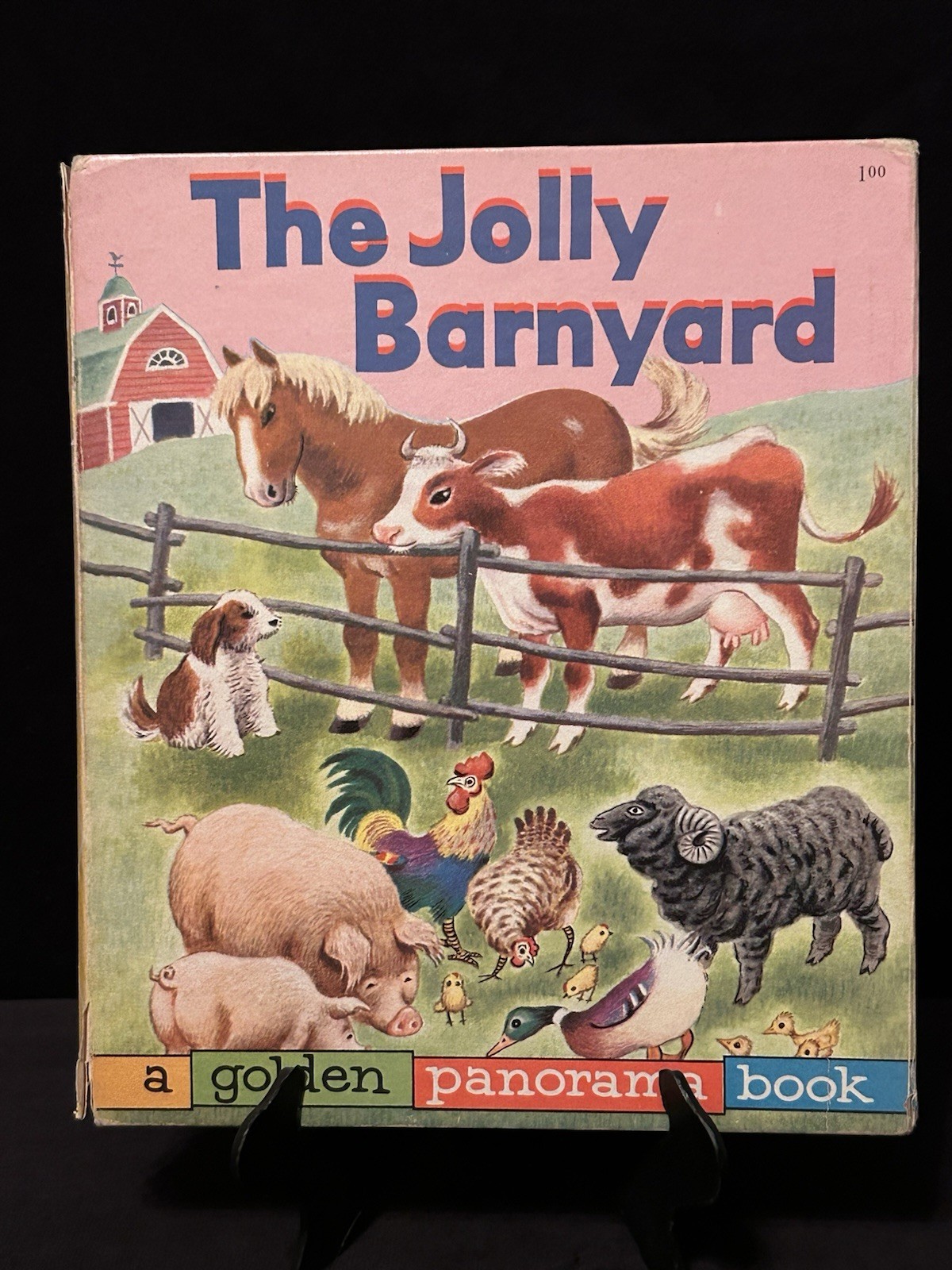 The Jolly Barnyard• Bedford/Gergely• A Golden Panorama Book• 1950 First Edition