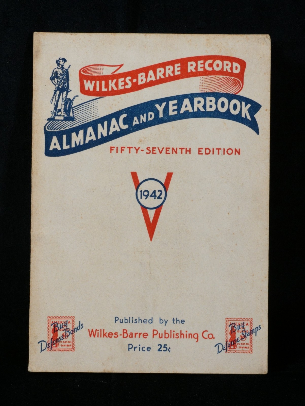 Wilkes-Barre Record 1942 Almanac & Yearbook 57th Edition (BKS)