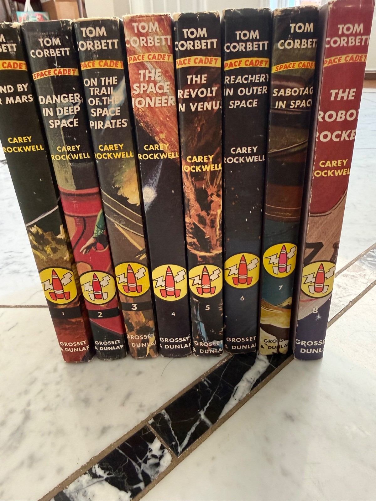 Tom Corbett Space Cadet books 1-8 (complete set) Good condition