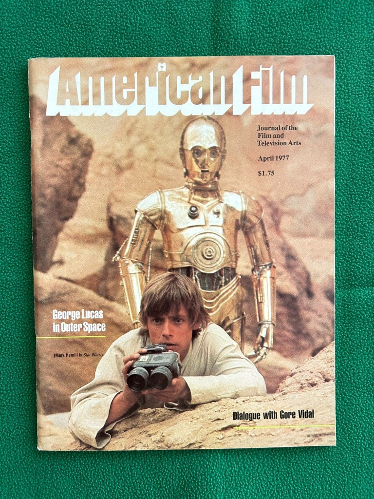 American Film April 1977 issue w/ pre-release STAR WARS behind the scenes story