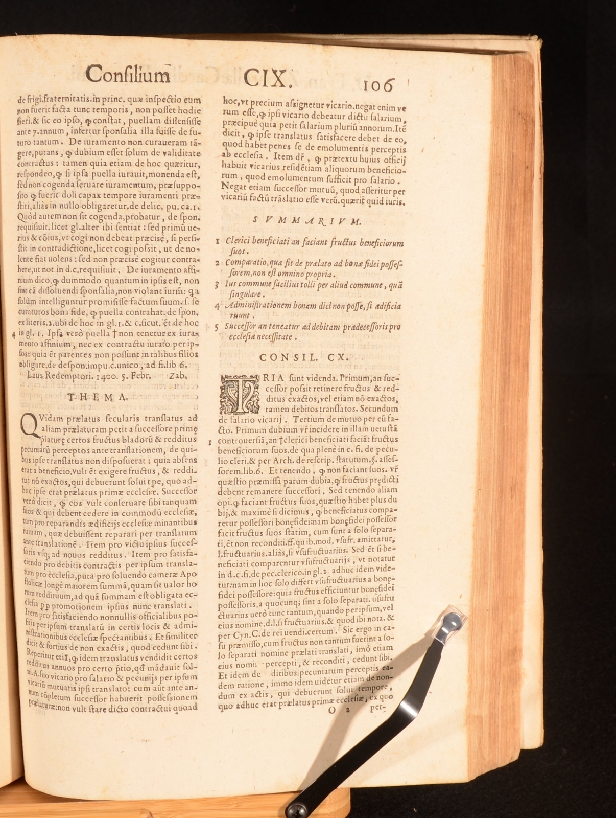 1581 Consilia Eminentissimi I. V. Francesco Zabarella Latin Very Scarce 1st