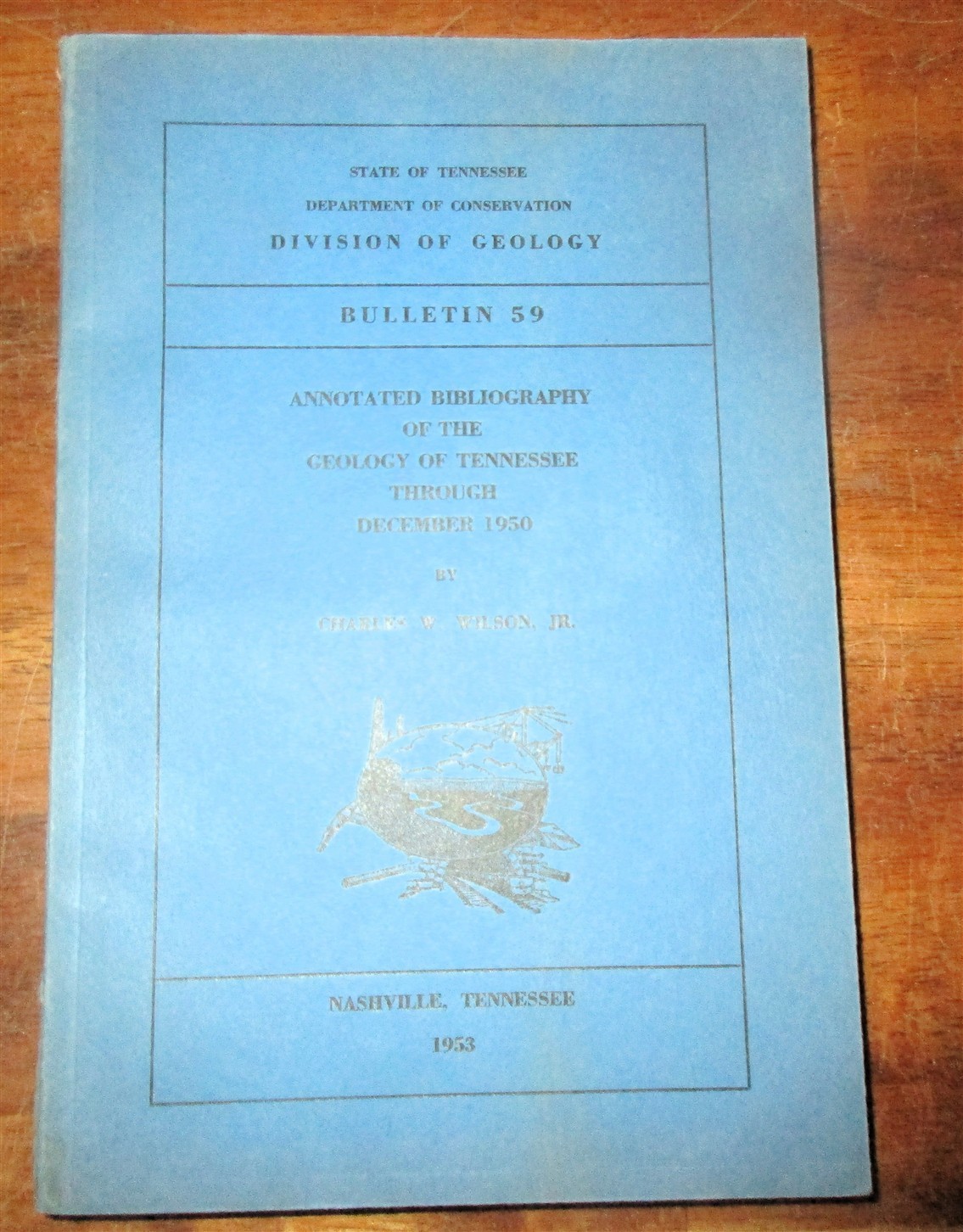 TENNESSEE GEOLOGY PALEONTOLOGY MINERALOGY COMPREHENSIVE BIBLIOGRAPHY UP TO 1950