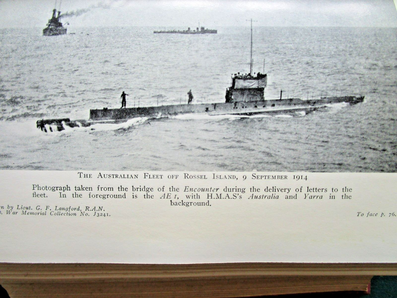 Official History Australia in the War 1914-1918 Vol IX Royal Australian Navy